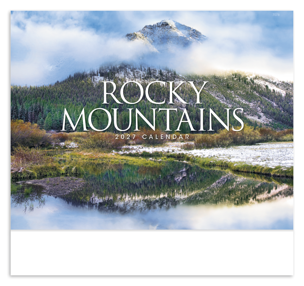 Custom logo Rocky Mountains - Stapled Calendar