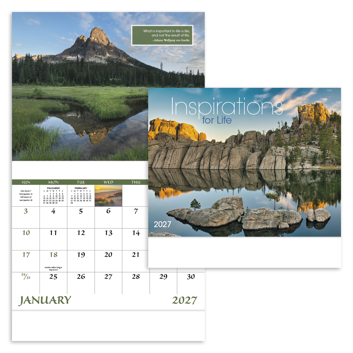 Inspirations for Life - Stapled Calendar