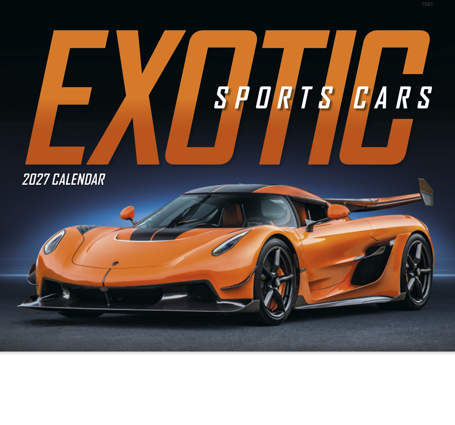 Exotic Sports Cars - Stapled Calendar