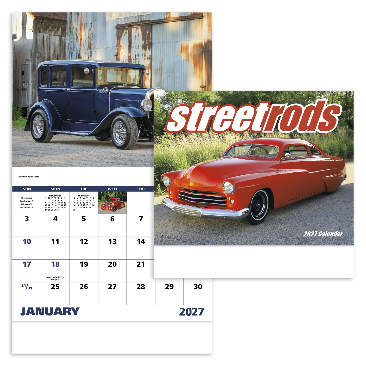Street Rods - Stapled Calendar