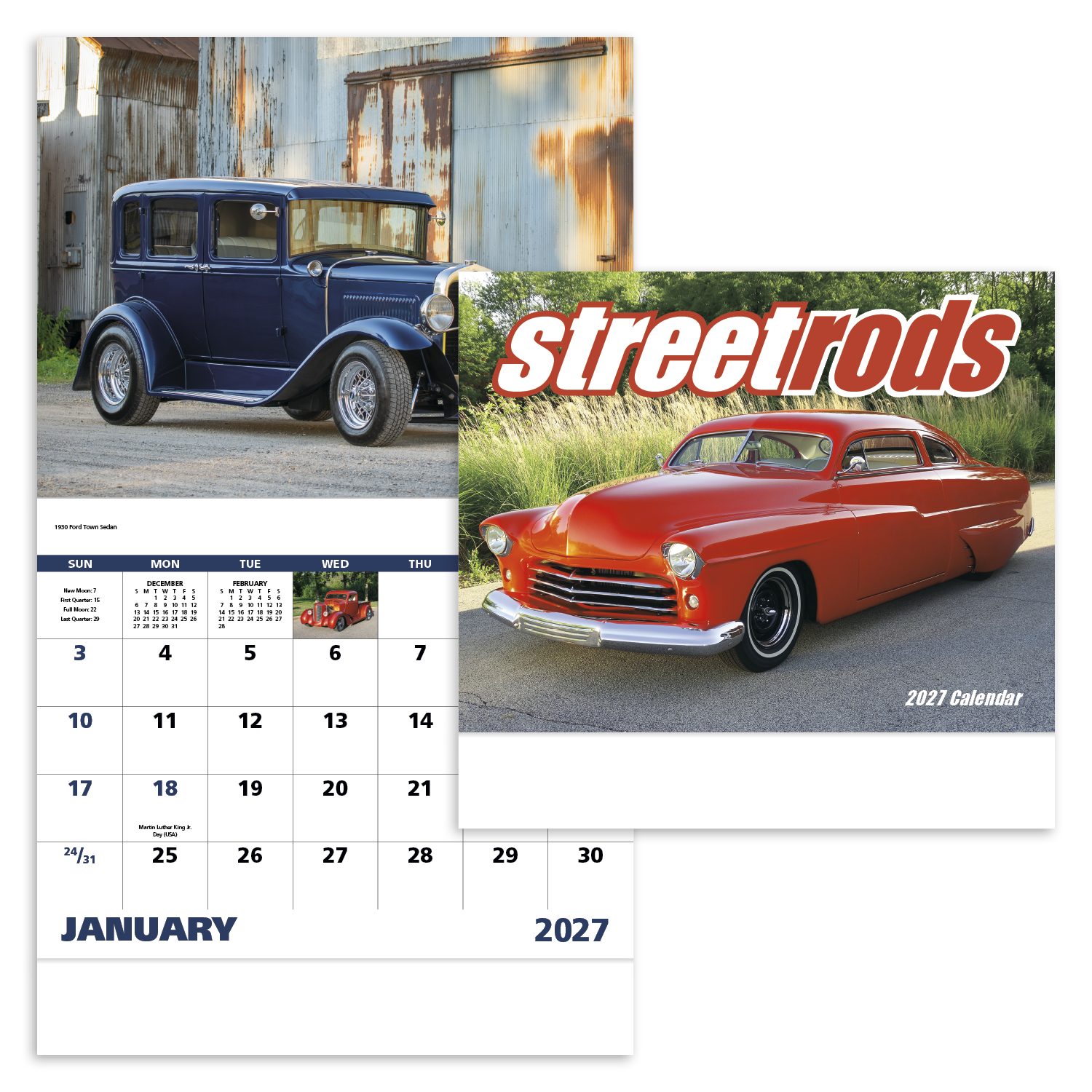 Street Rods - Stapled Calendar