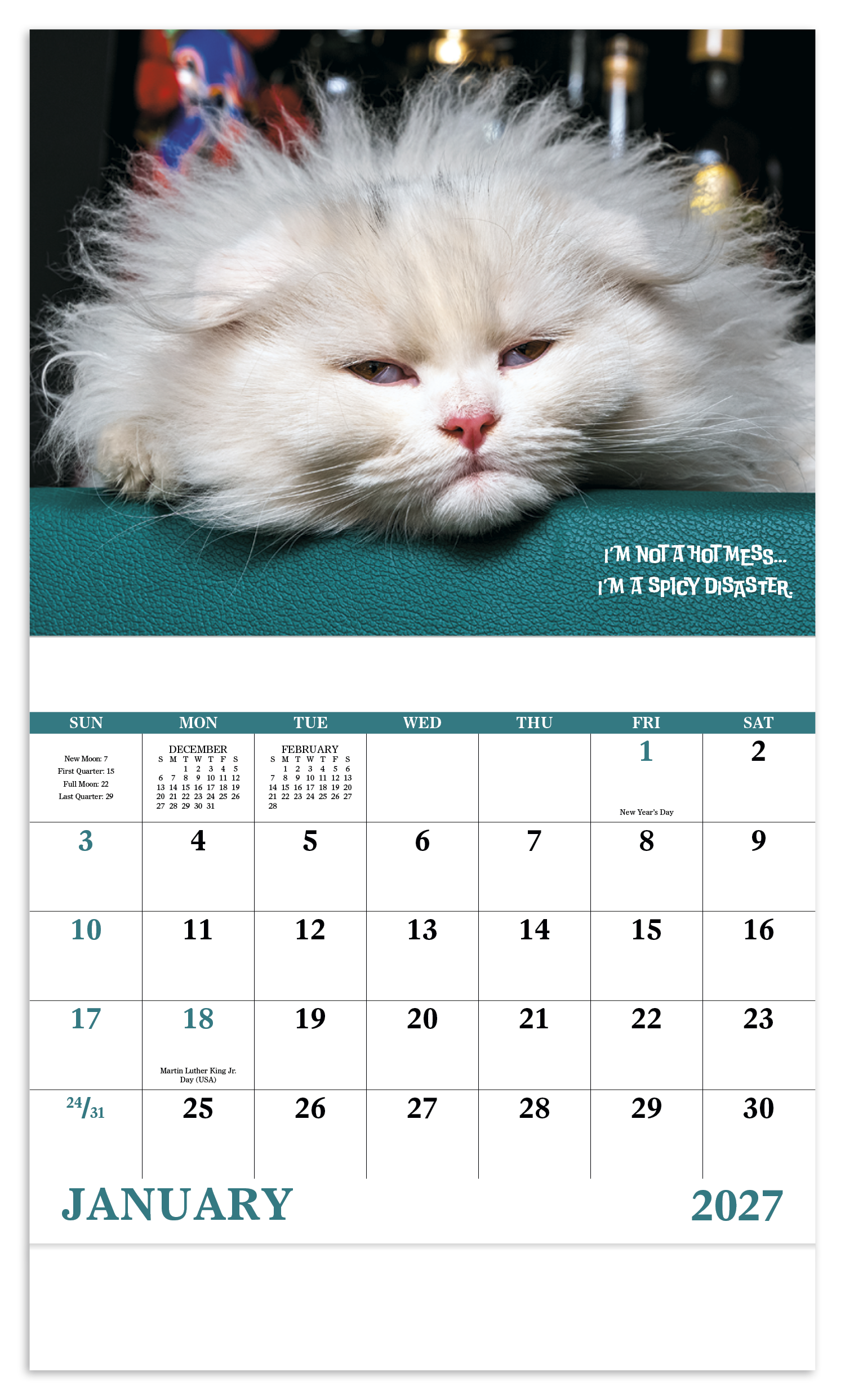 Pets with Attitude - Stapled Calendar