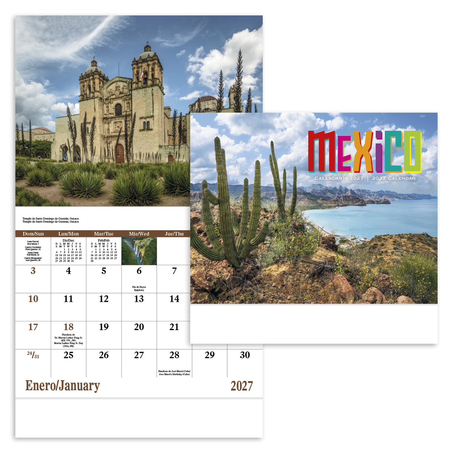 Mexico - Stapled Calendar