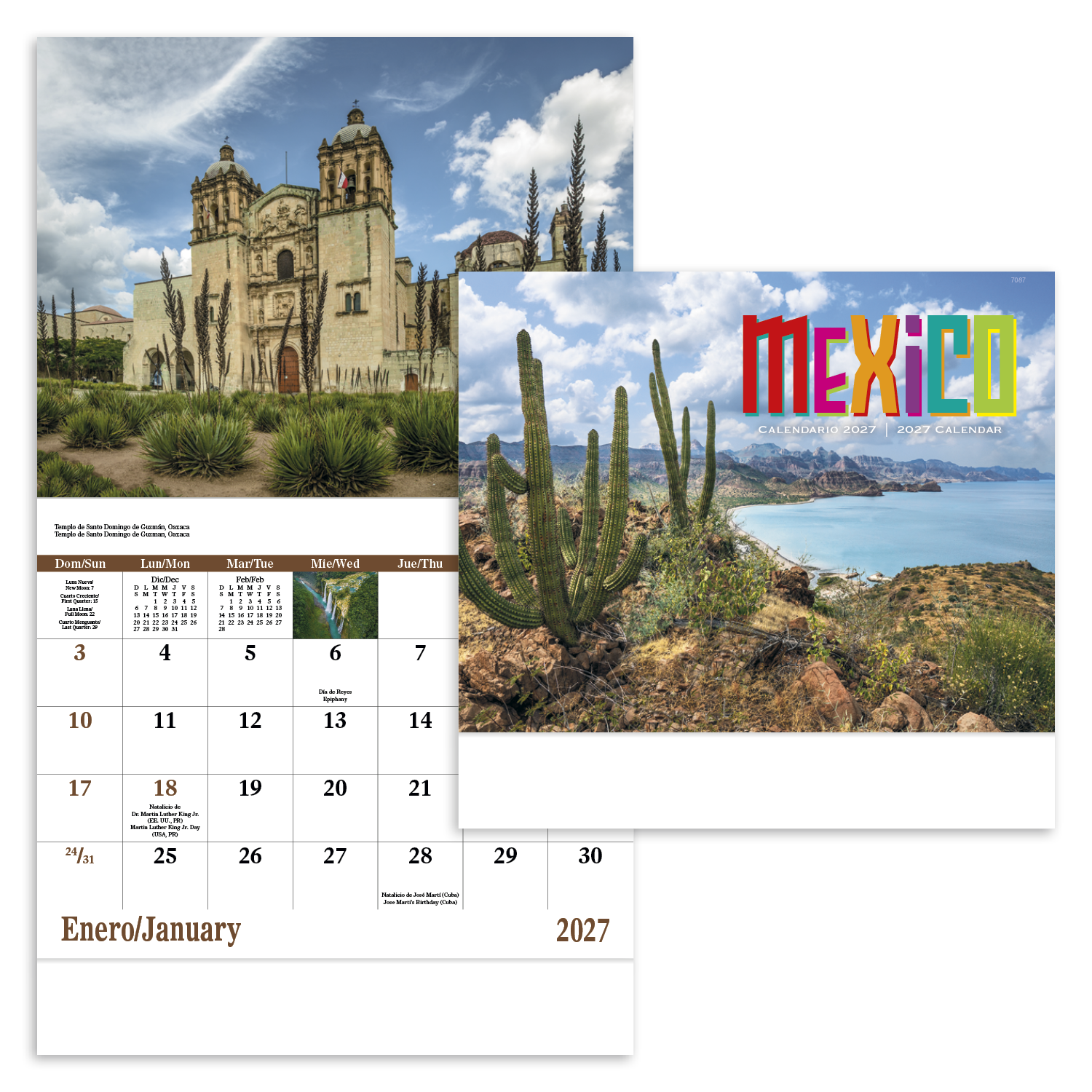 Mexico - Stapled Calendar