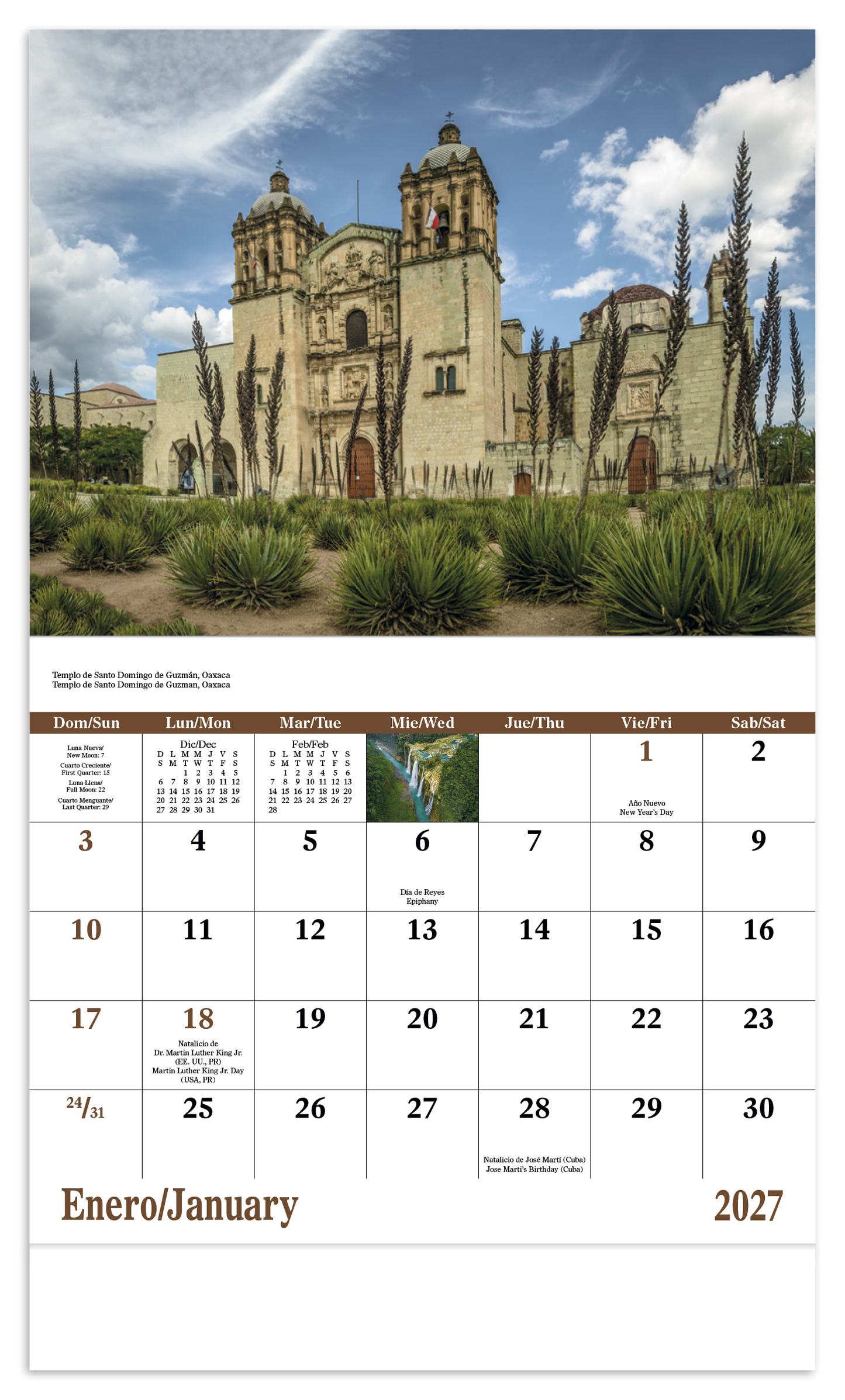 Mexico - Stapled Calendar