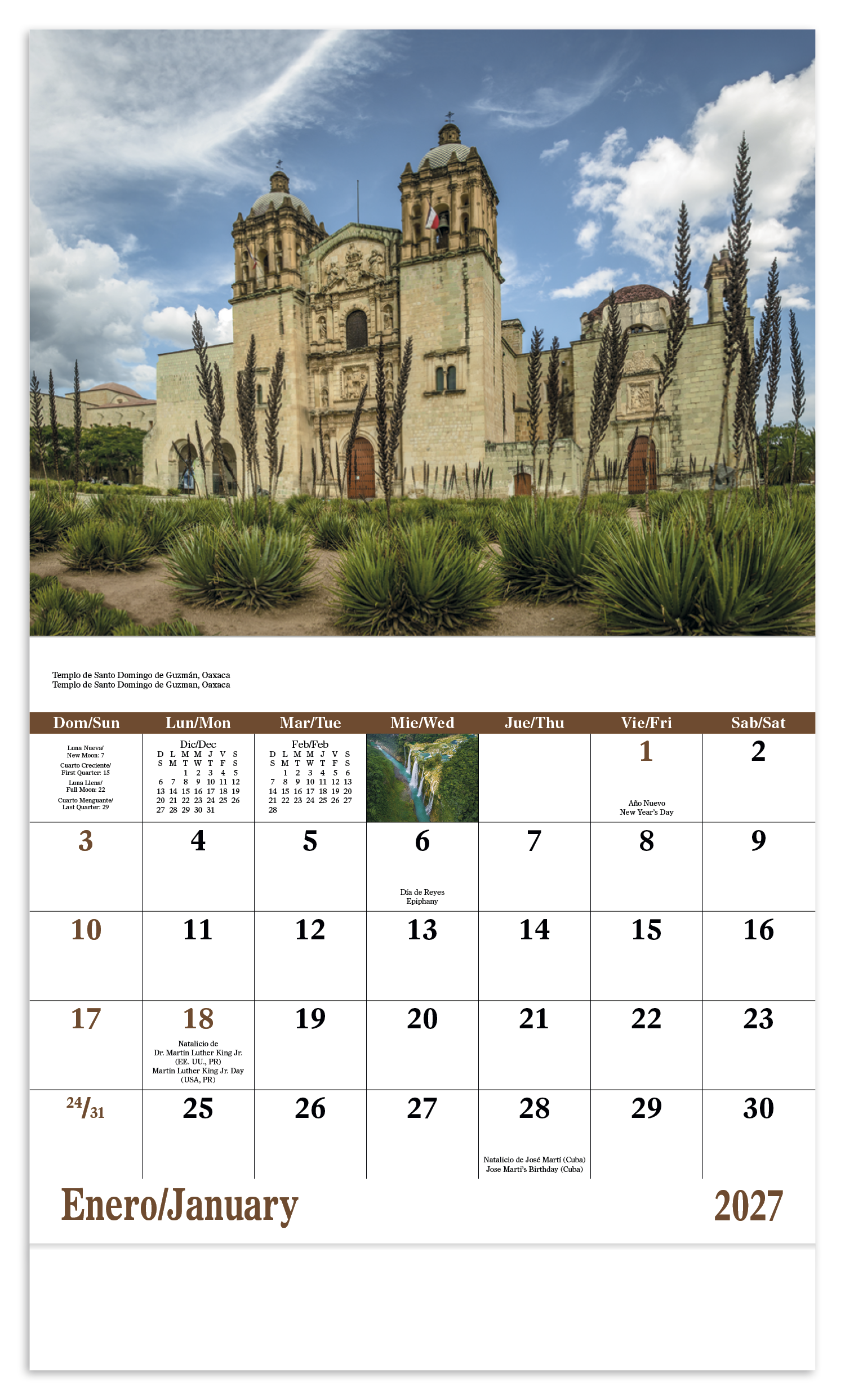 Mexico - Stapled Calendar