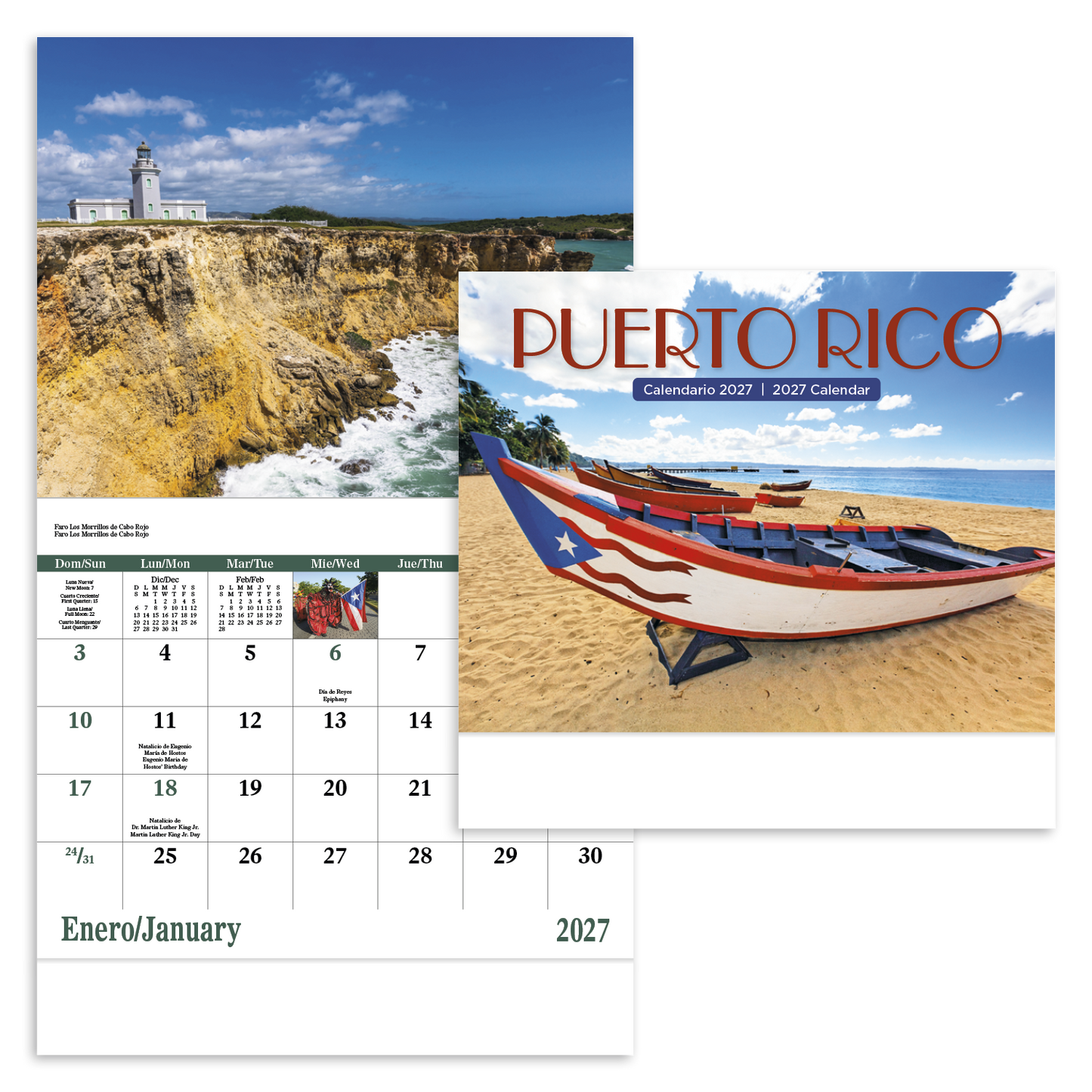 Puerto Rico - Stapled Calendar