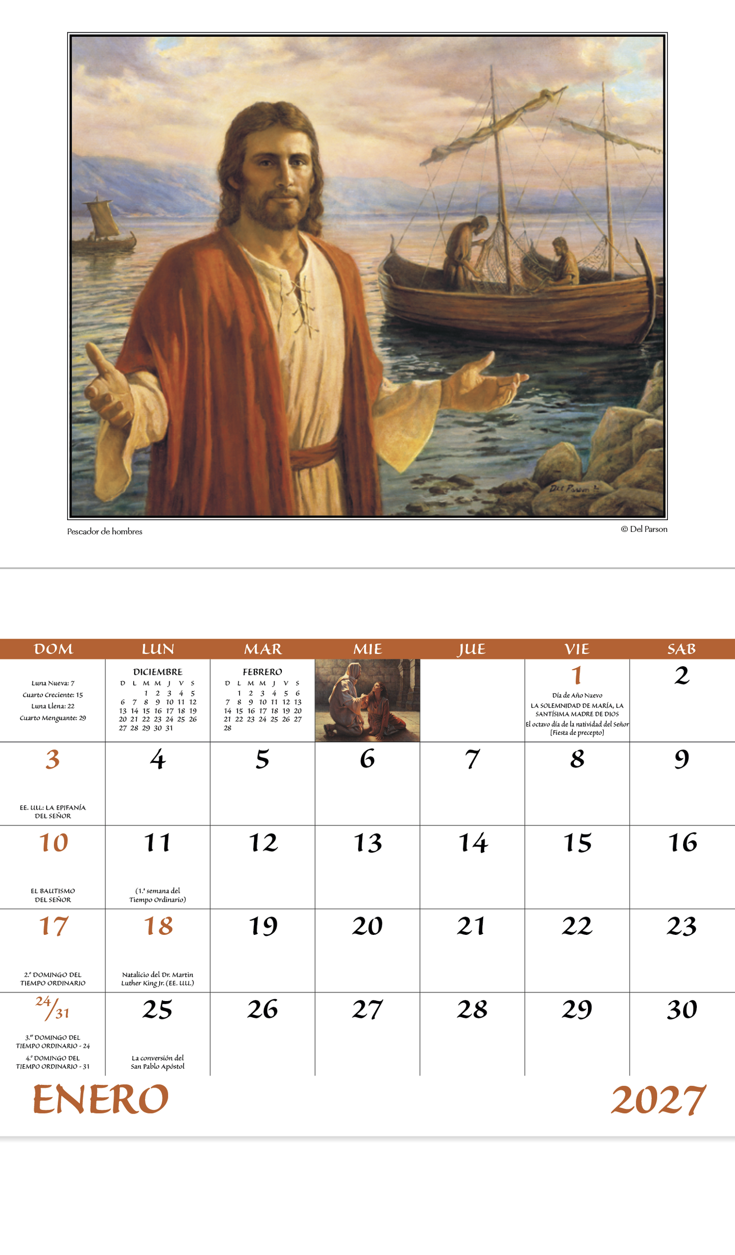 Regalo de Dios - Stapled Calendar