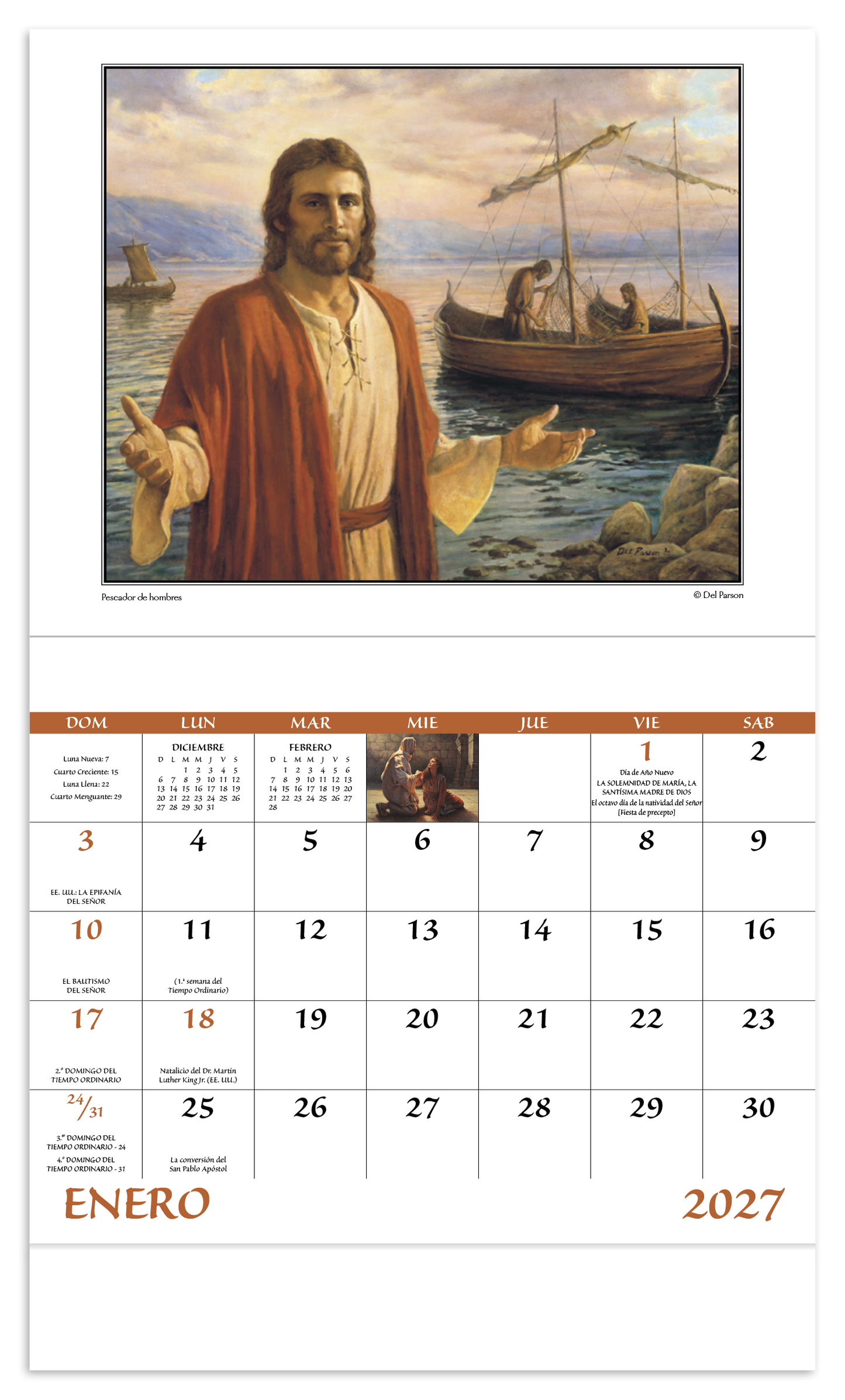 Regalo de Dios - Stapled Calendar