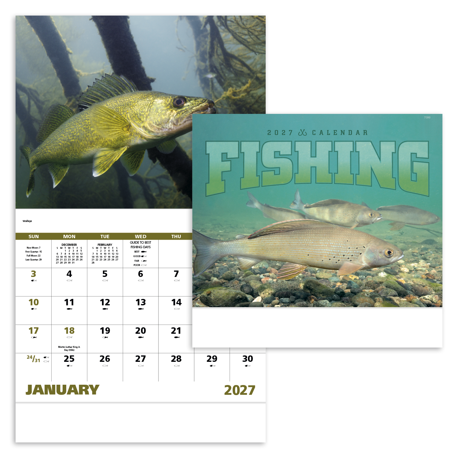 Fishing - Stapled Calendar
