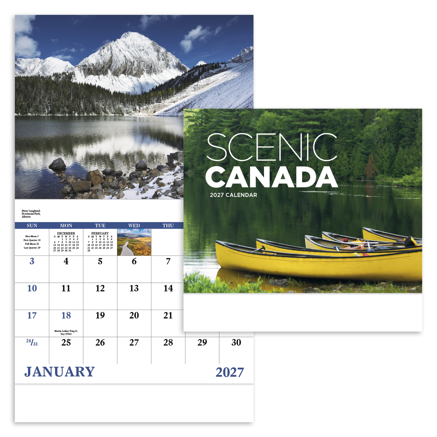 Scenic Canada - Stapled Calendar
