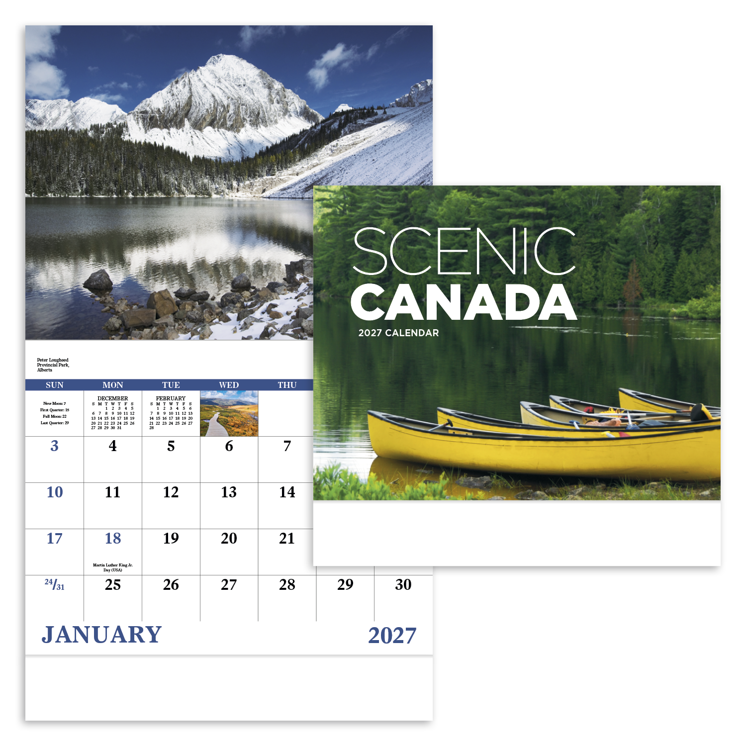 Scenic Canada - Stapled Calendar