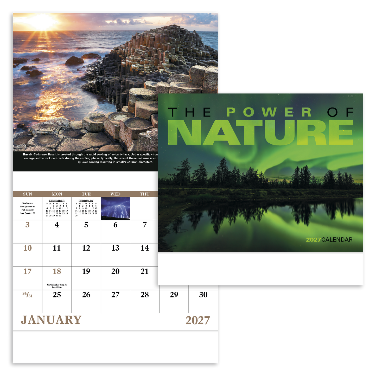 The Power of Nature - Stapled Calendar