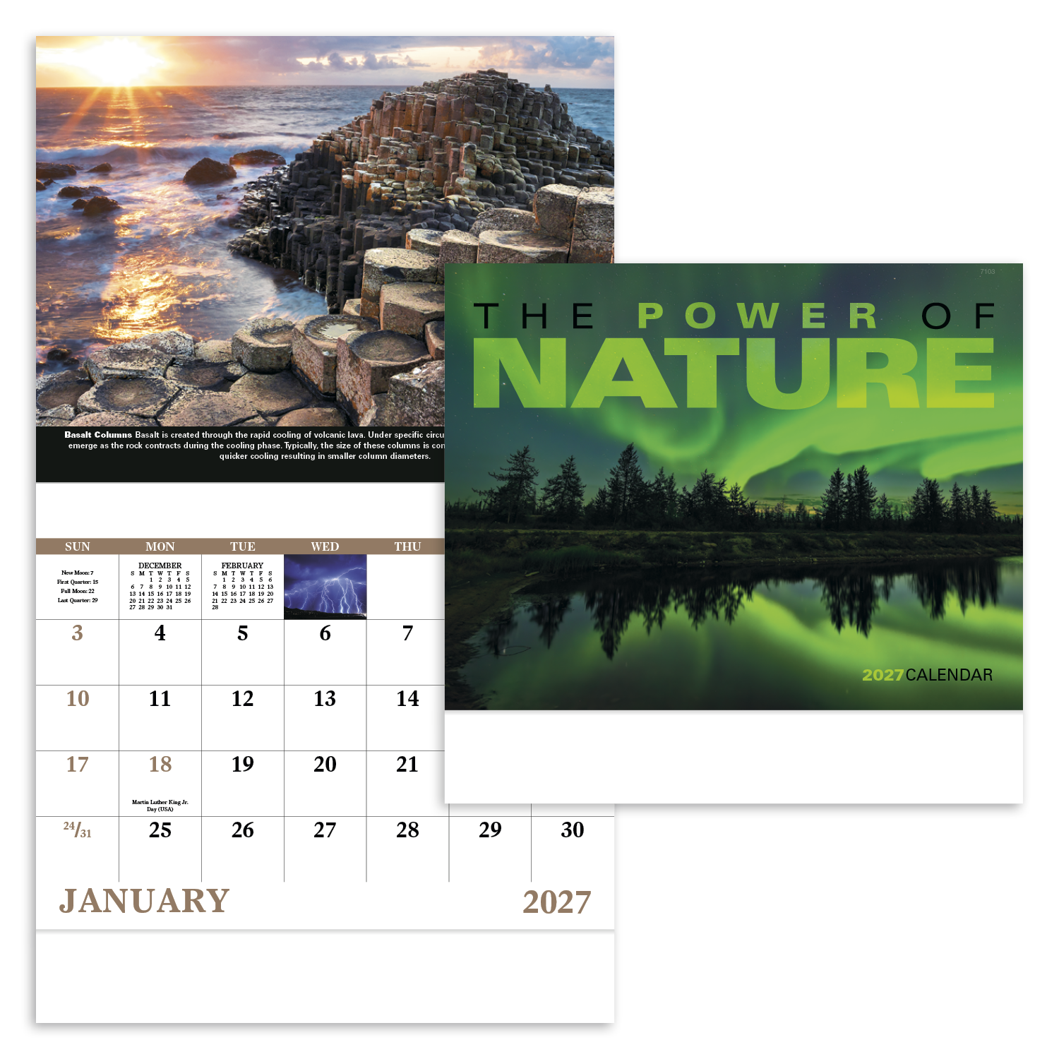 The Power of Nature - Stapled Calendar