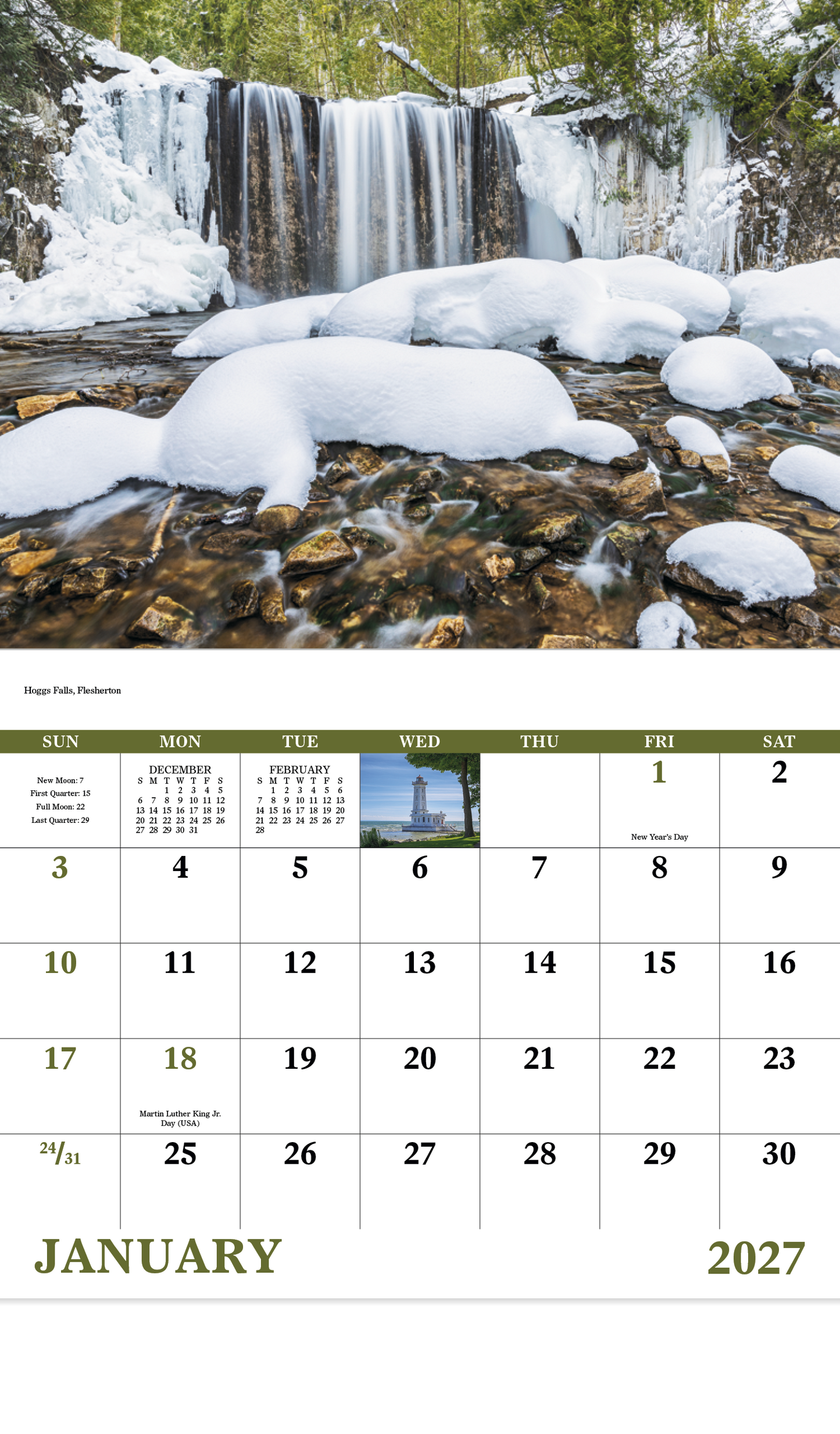 Images of Ontario - Stapled Calendar