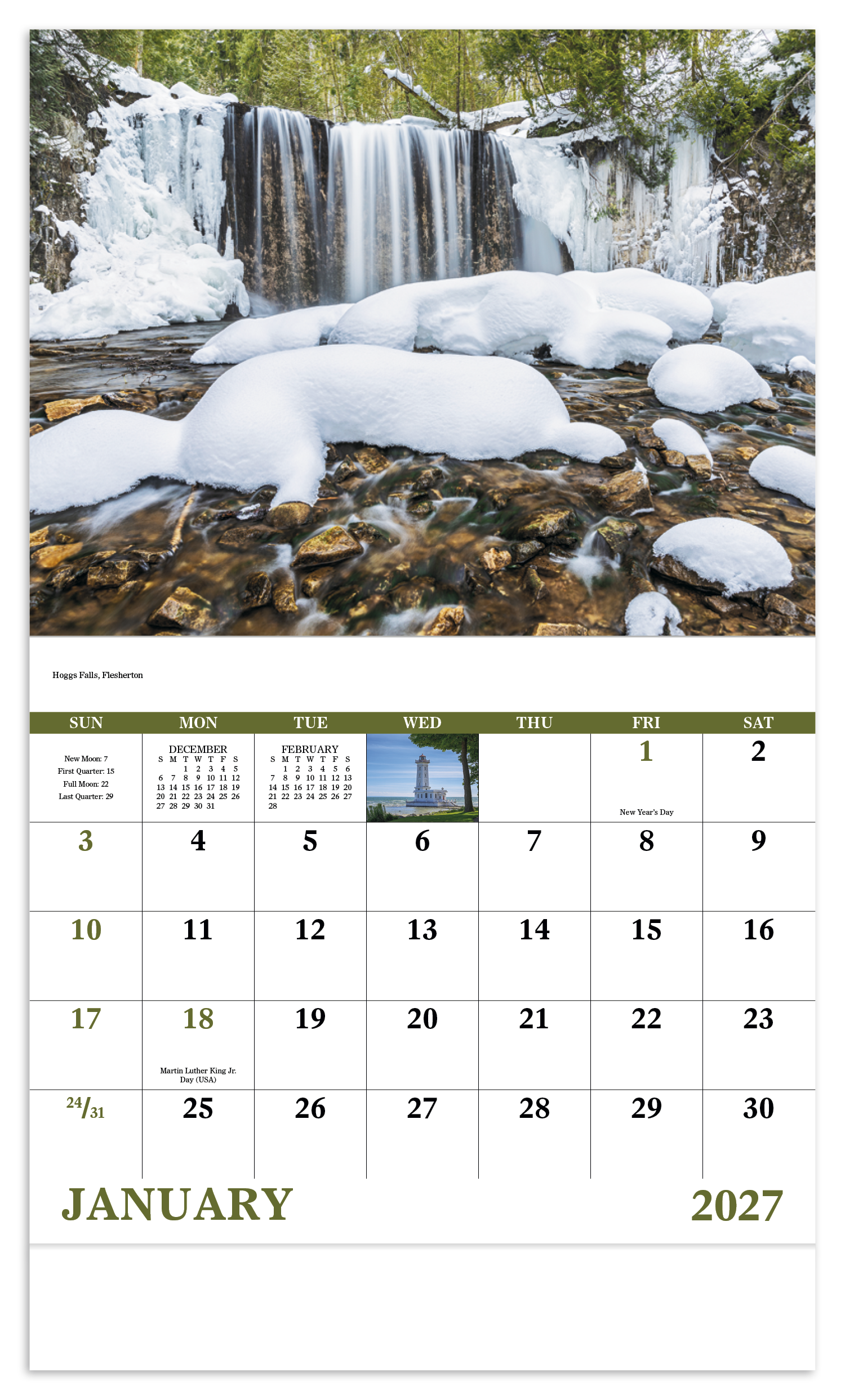 Images of Ontario - Stapled Calendar