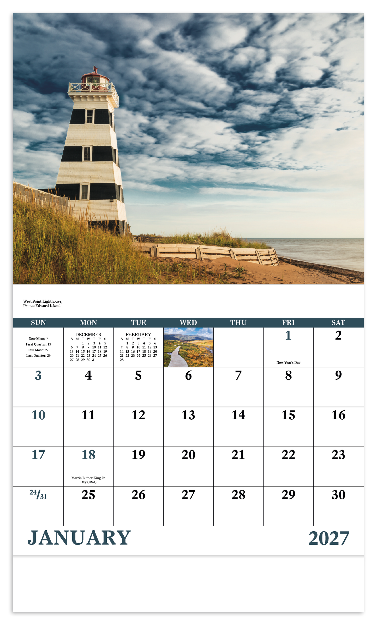Atlantic Voyages - Stapled Calendar