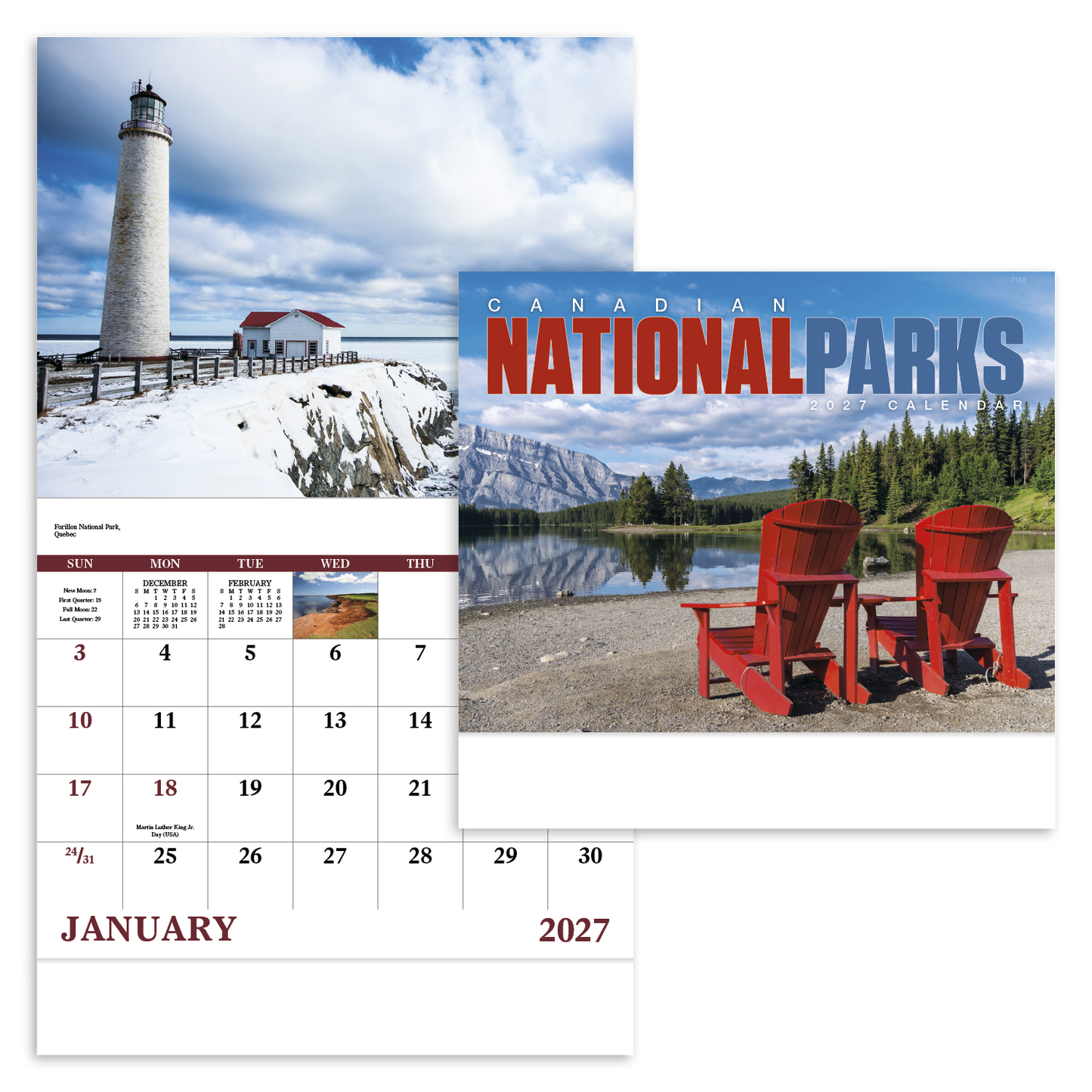 Canadian National Parks - Stapled Calendar