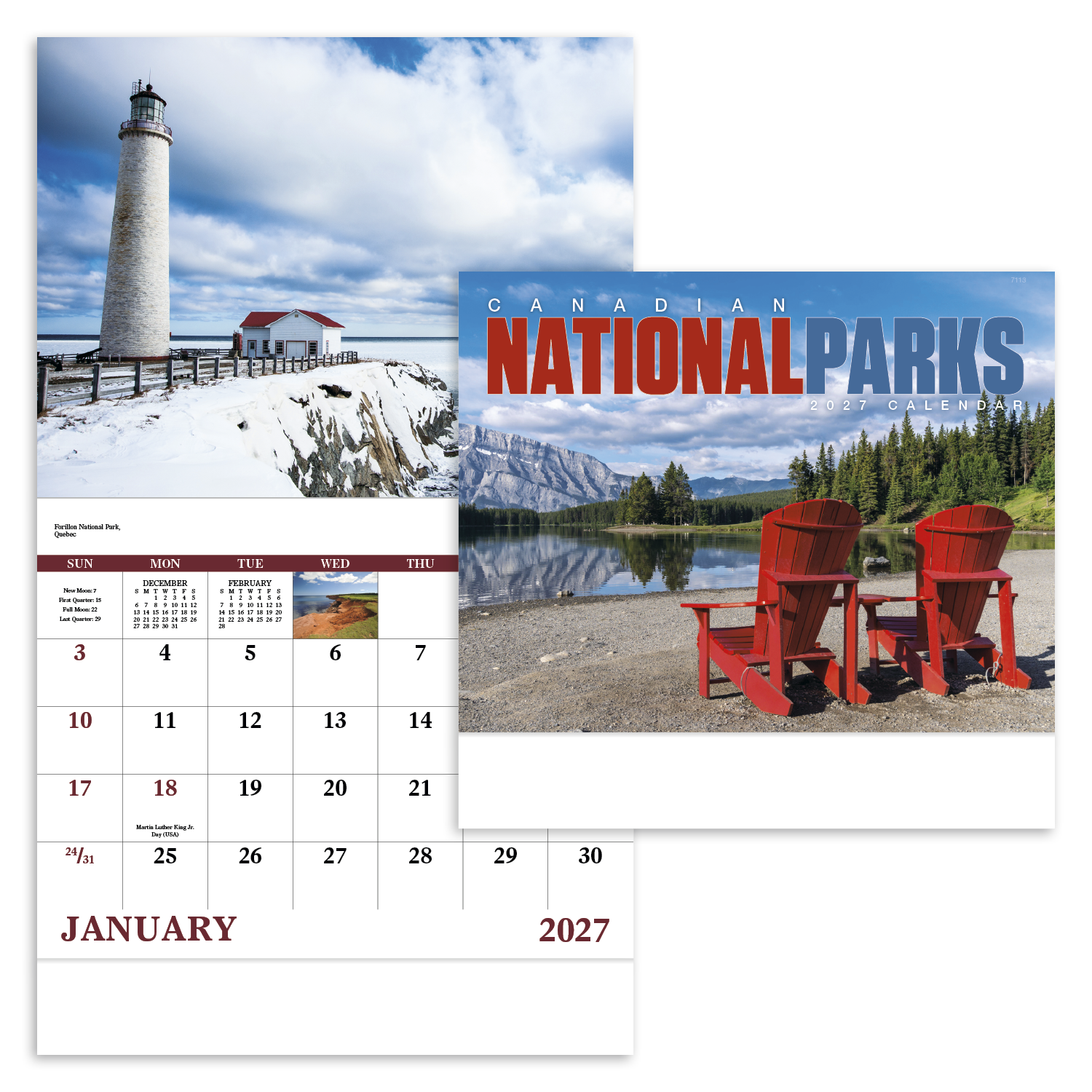 Canadian National Parks - Stapled Calendar