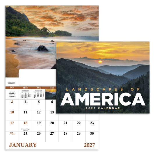 Landscapes of America - Window Calendar