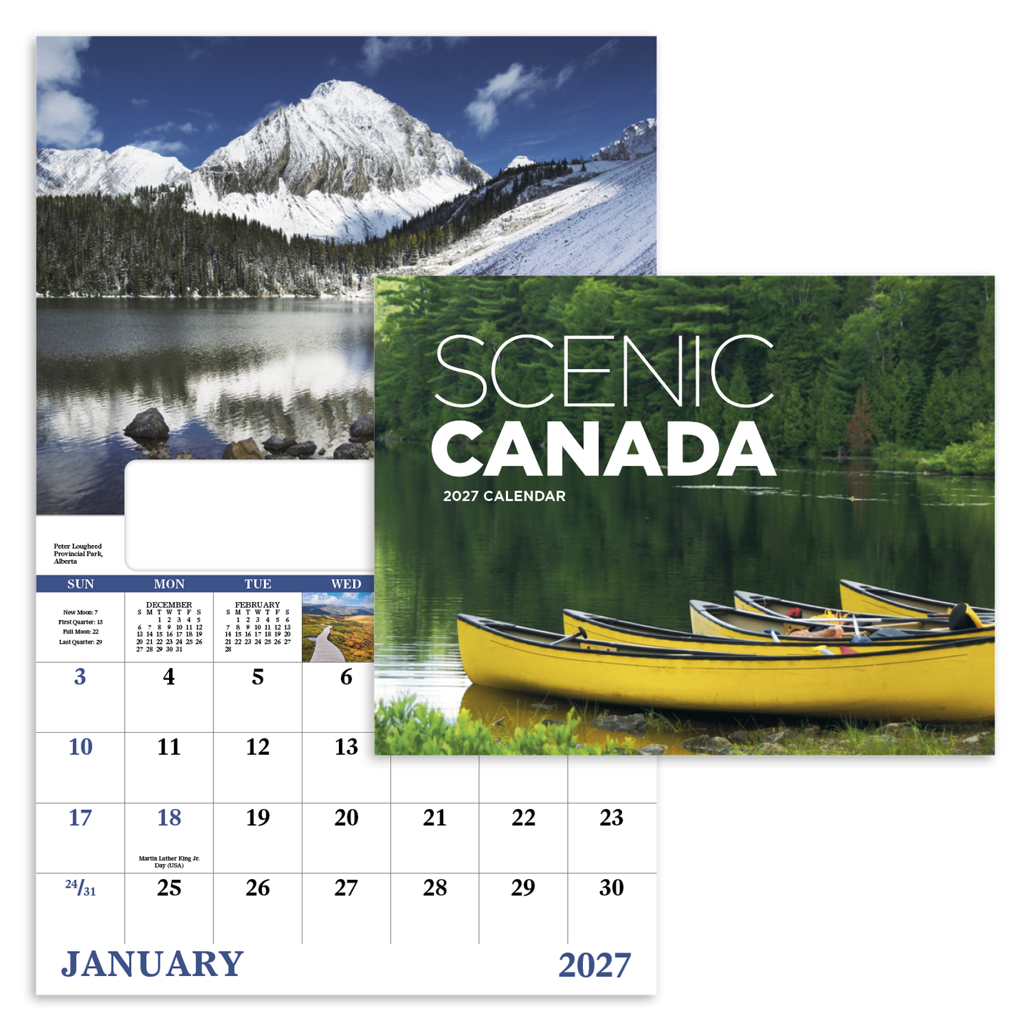 Scenic Canada - Window Calendar