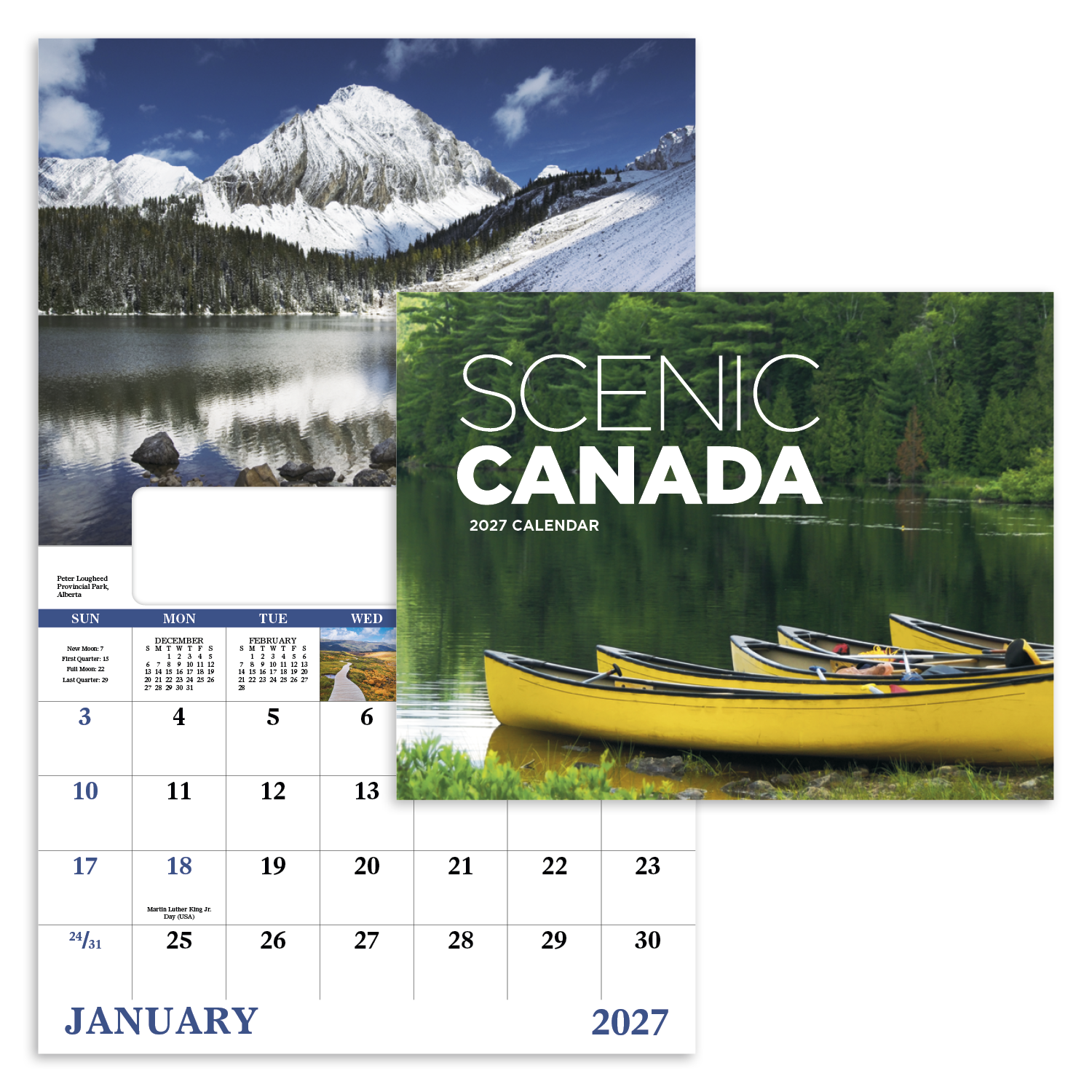 Scenic Canada - Window Calendar