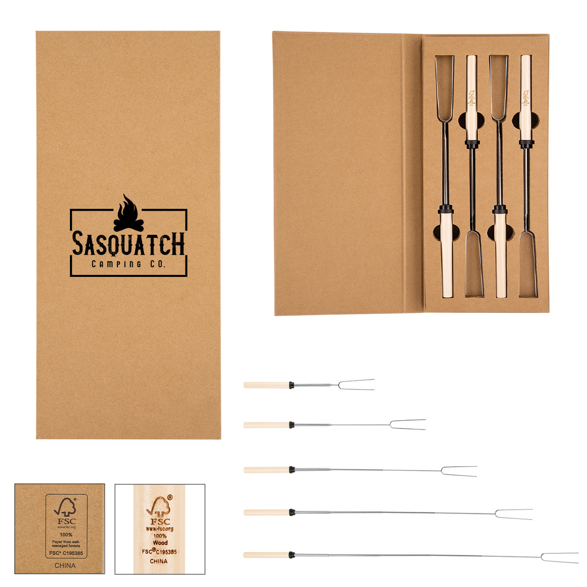 Hot Dogs & S'Mores Skewer Set
