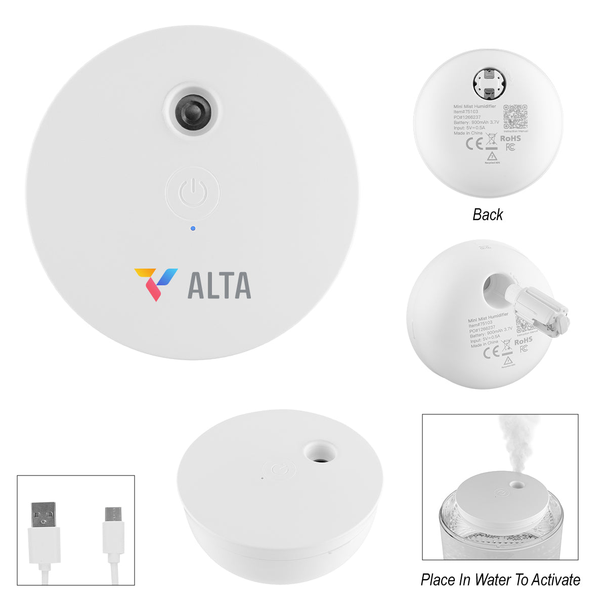 rABS Mini Mist Humidifier