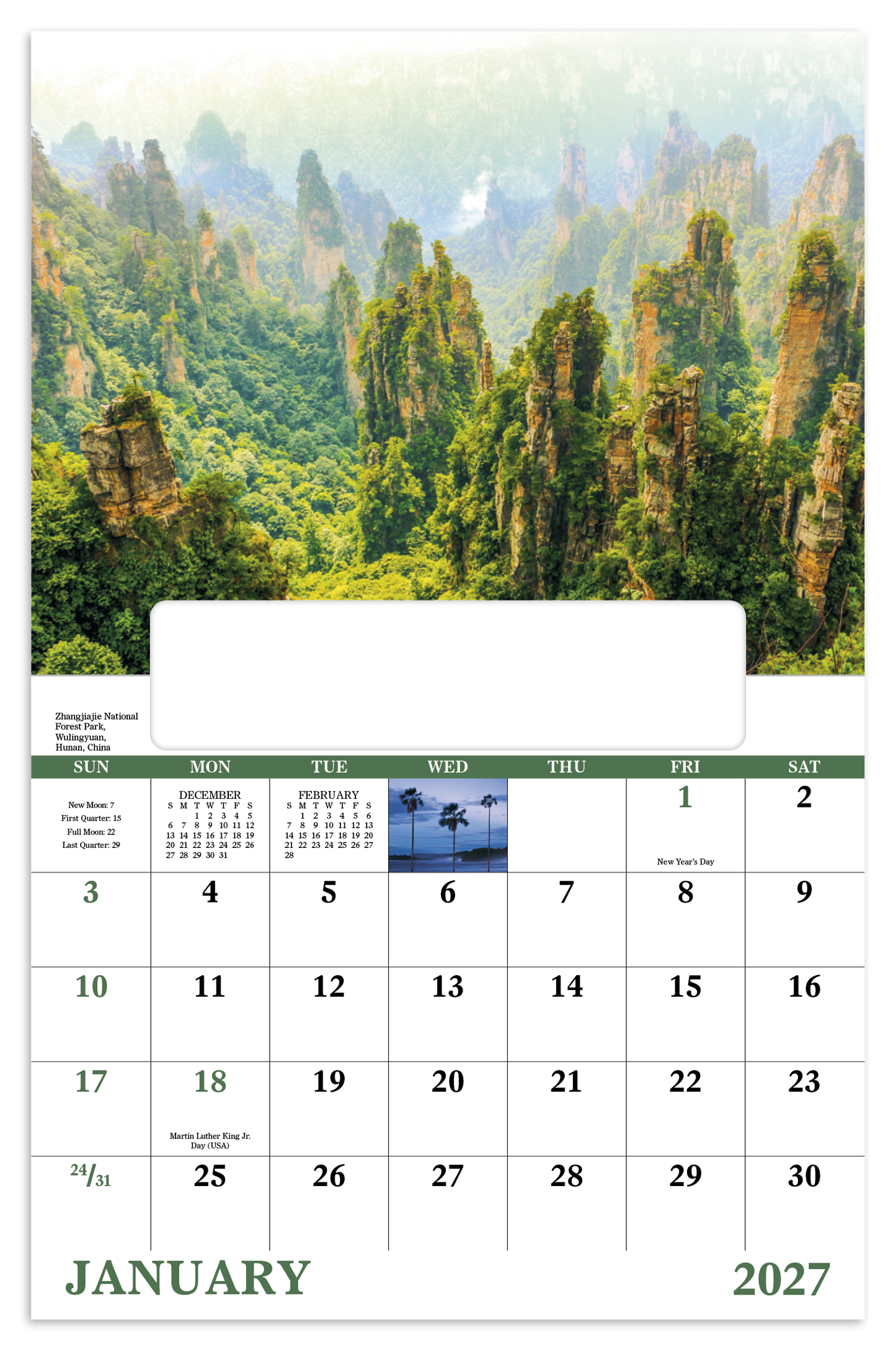 Glorious Getaways - Window Calendar