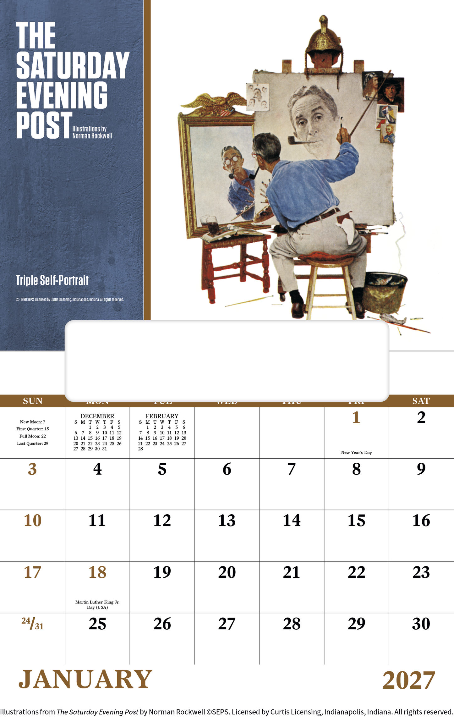 The Saturday Evening Post - Window Calendar