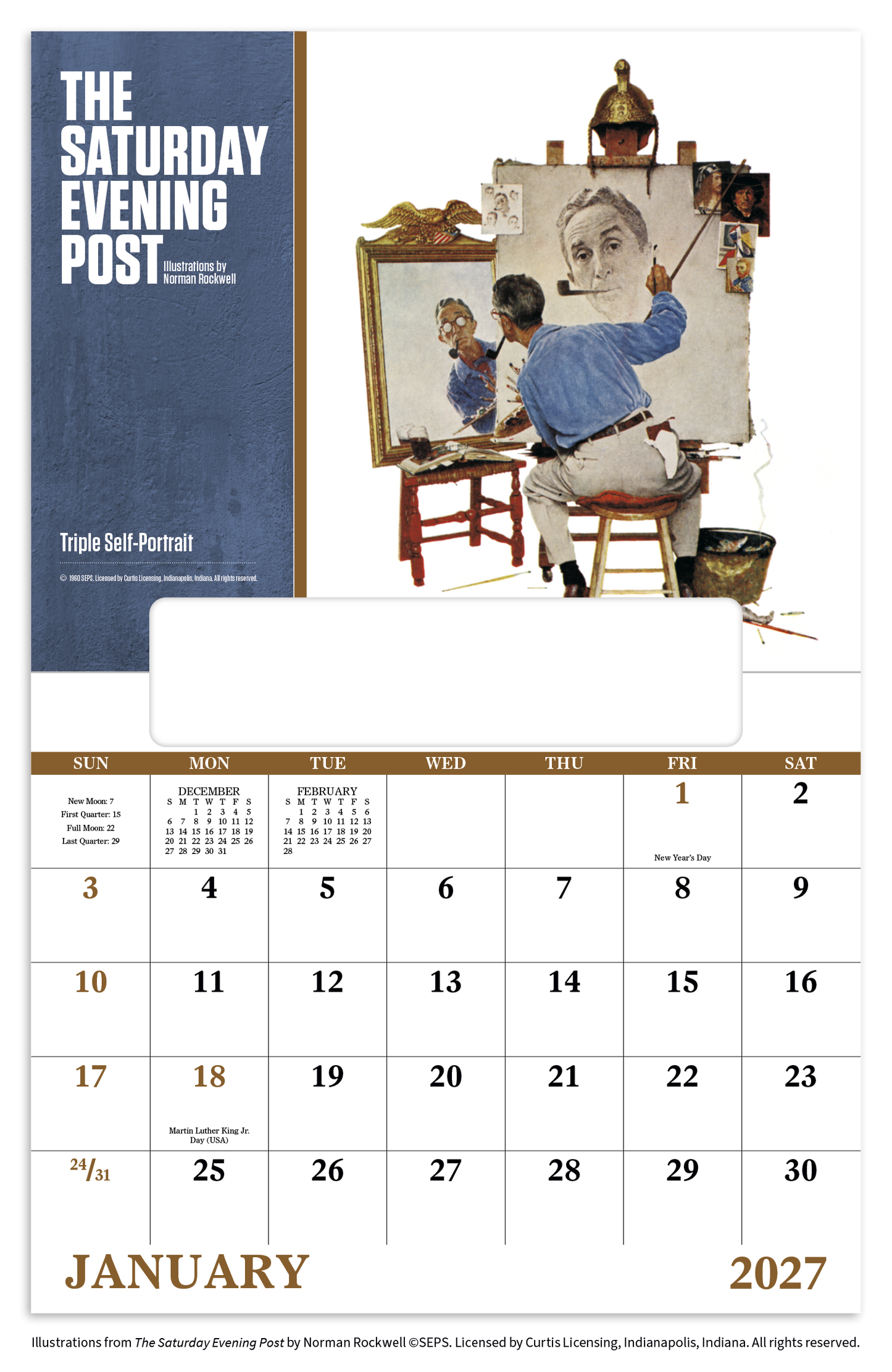 The Saturday Evening Post - Window Calendar