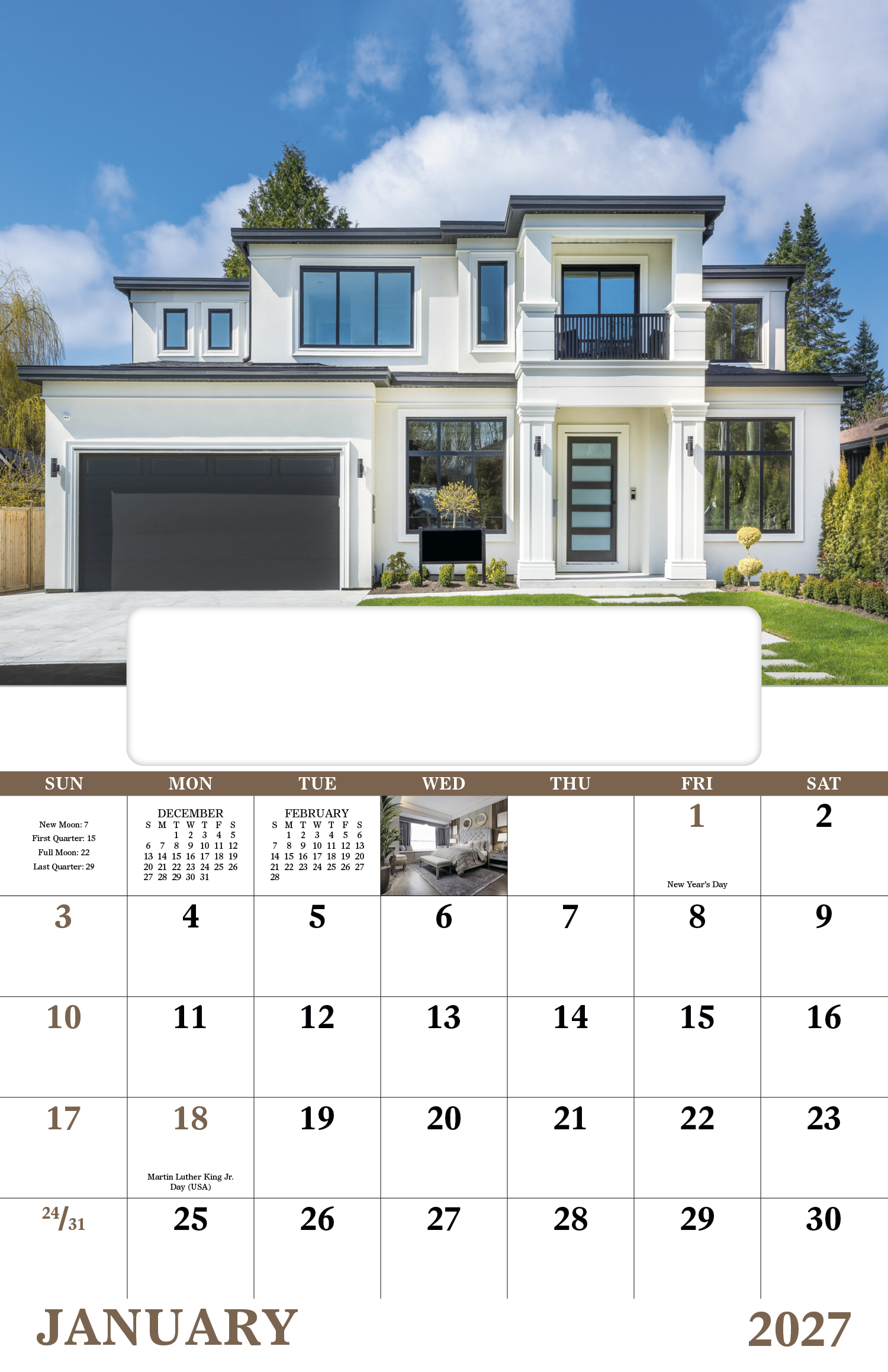 Welcome Home - Window Calendar