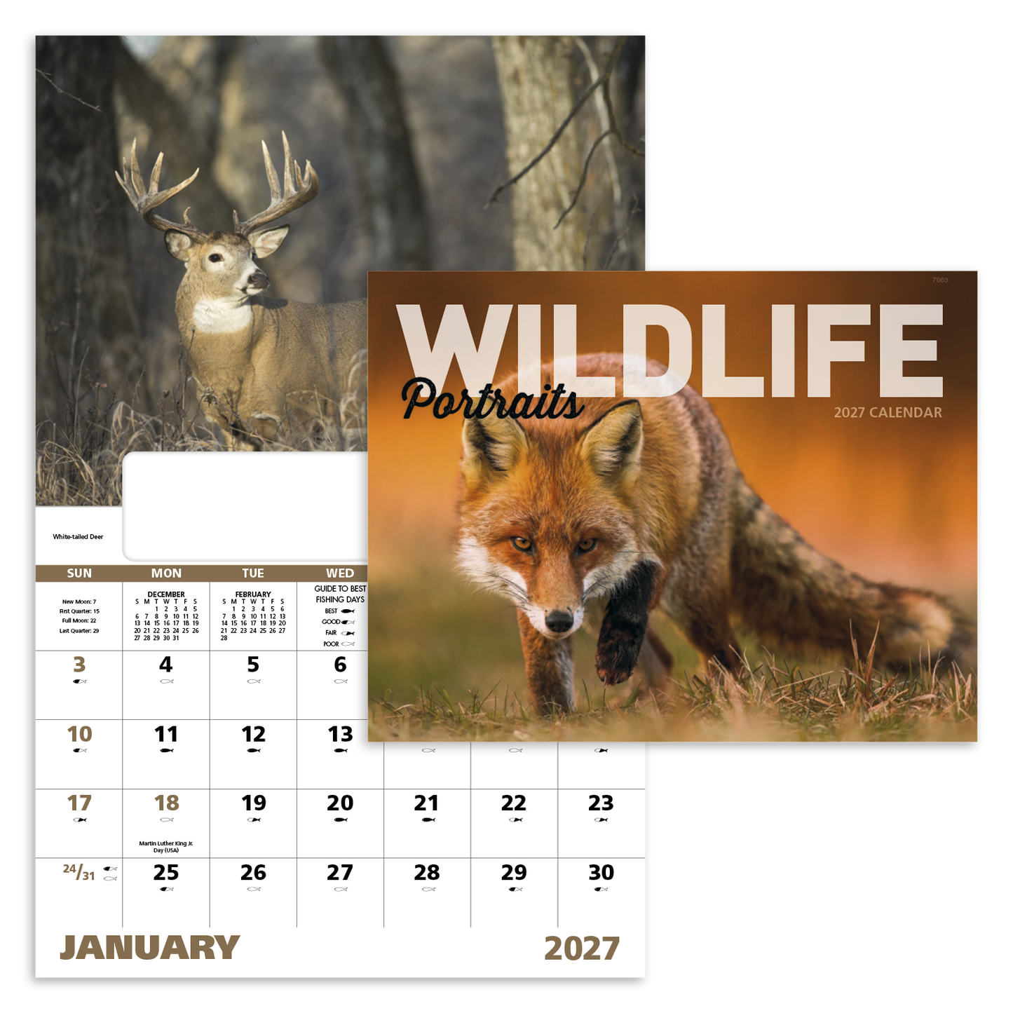 Wildlife Portraits - Window Calendar