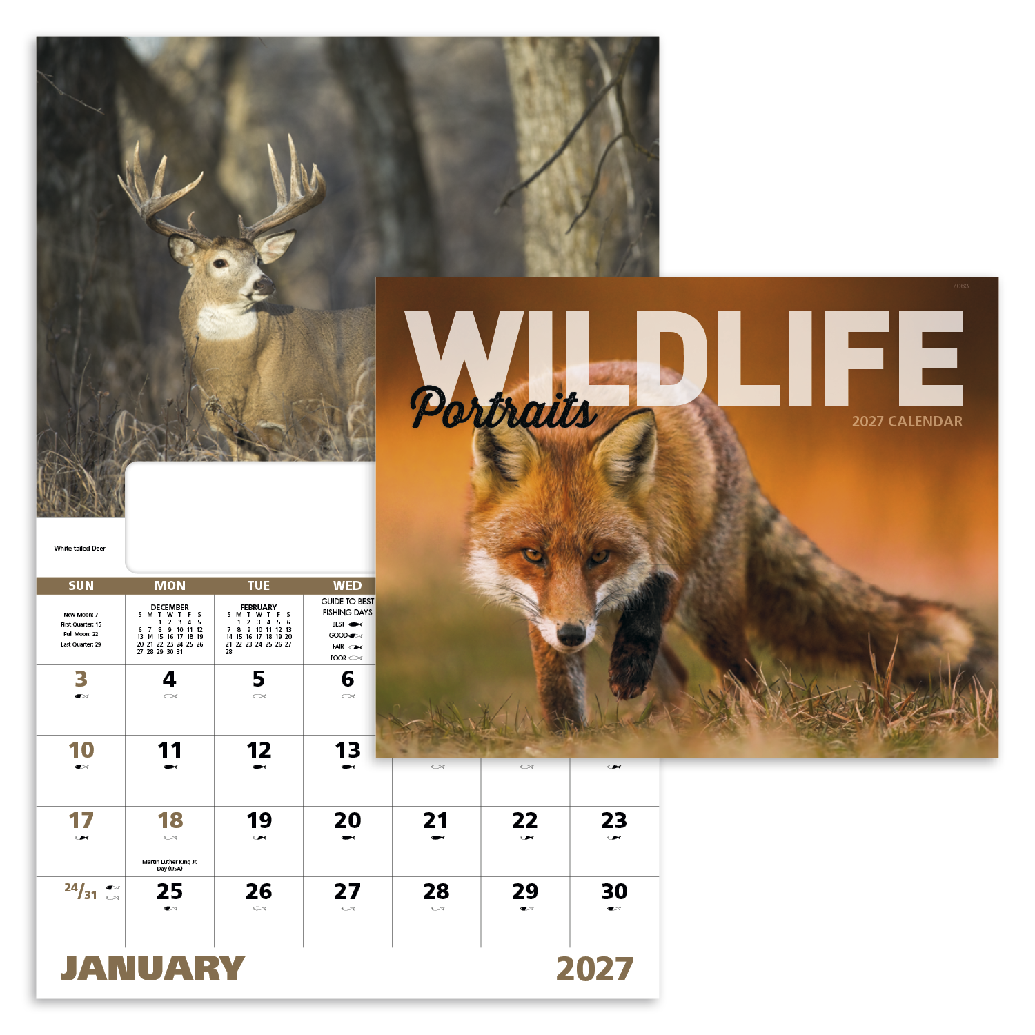 Wildlife Portraits - Window Calendar