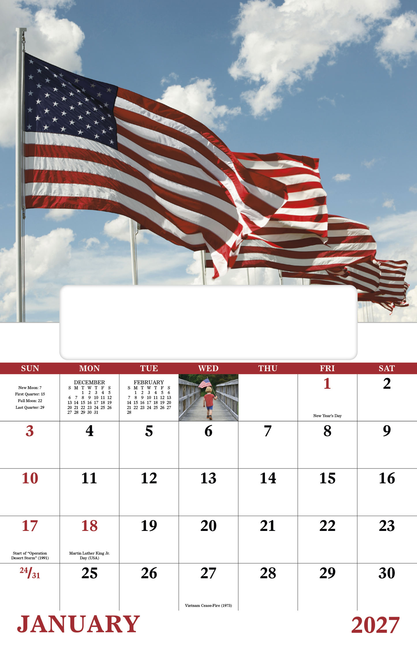 Celebrate America - Window Calendar