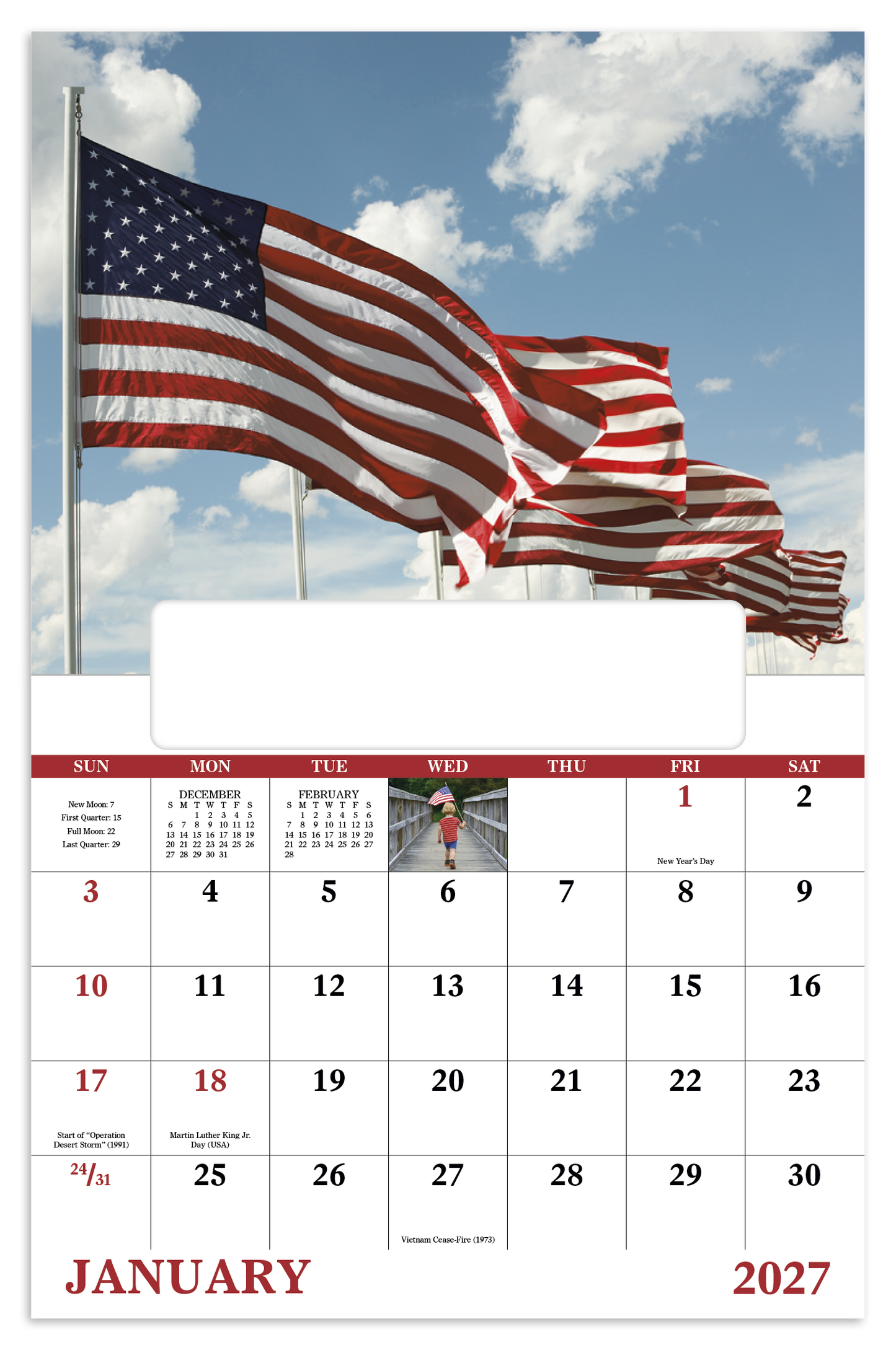 Celebrate America - Window Calendar