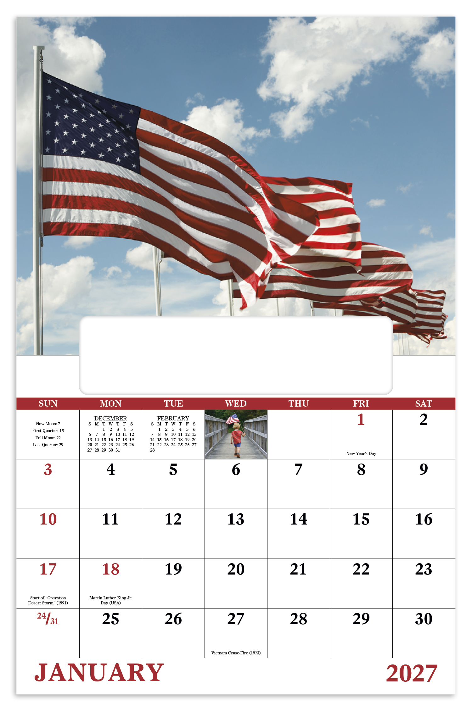Celebrate America - Window Calendar