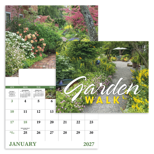 Custom logo Garden Walk - Window Calendar
