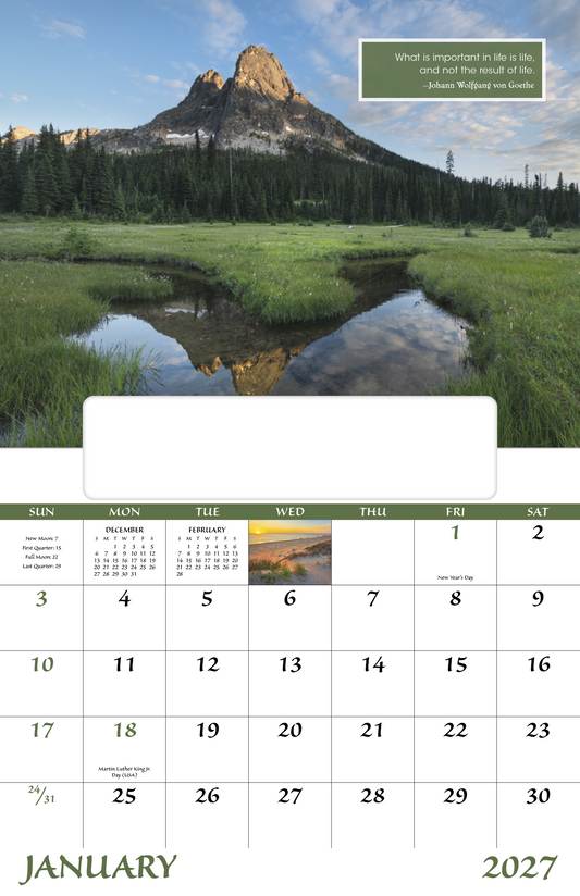Custom logo Inspirations for Life - Window Calendar