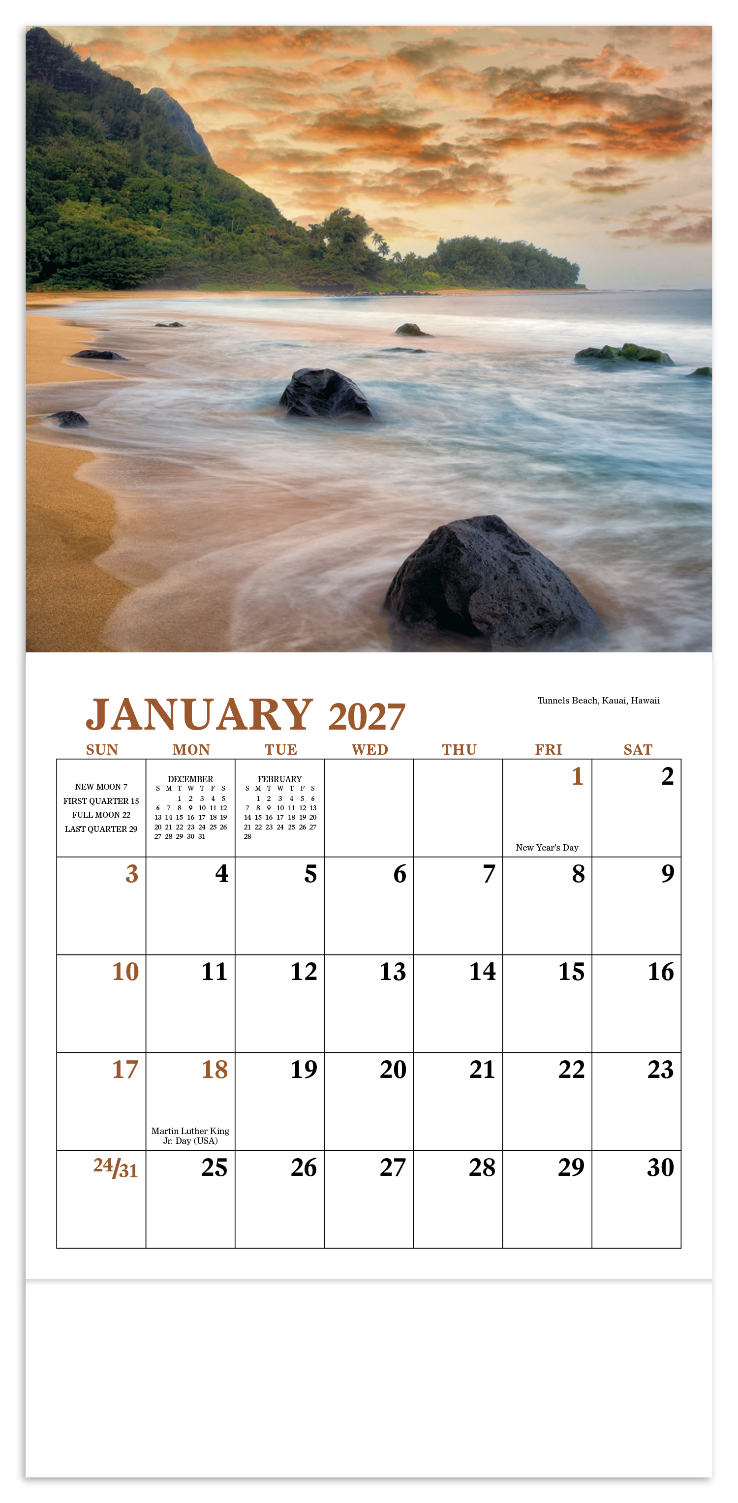 Landscapes of America - Mini Calendar