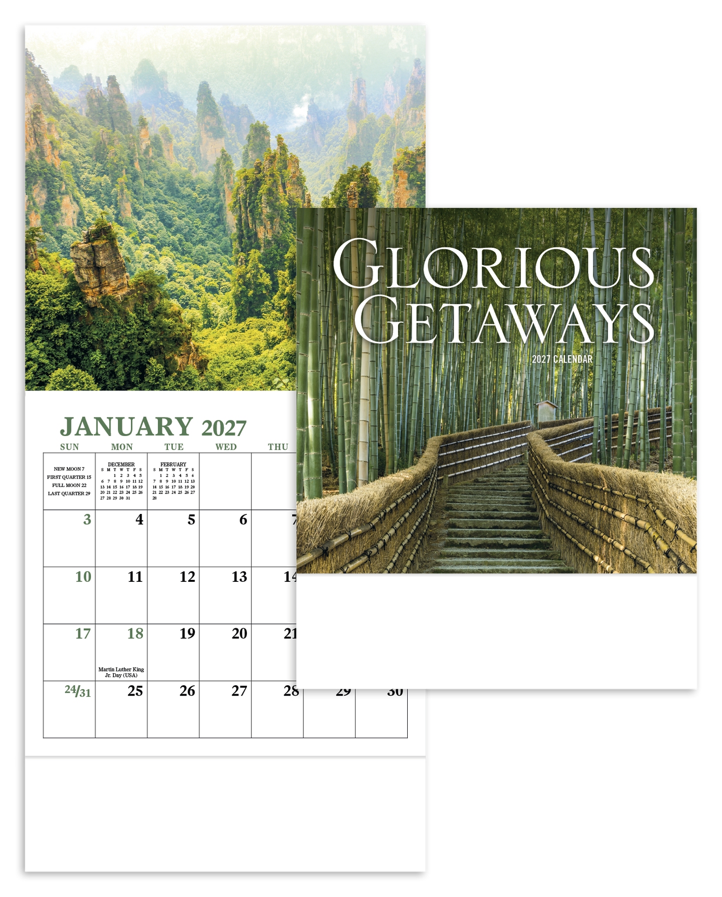 Glorious Getaways - Mini Calendar