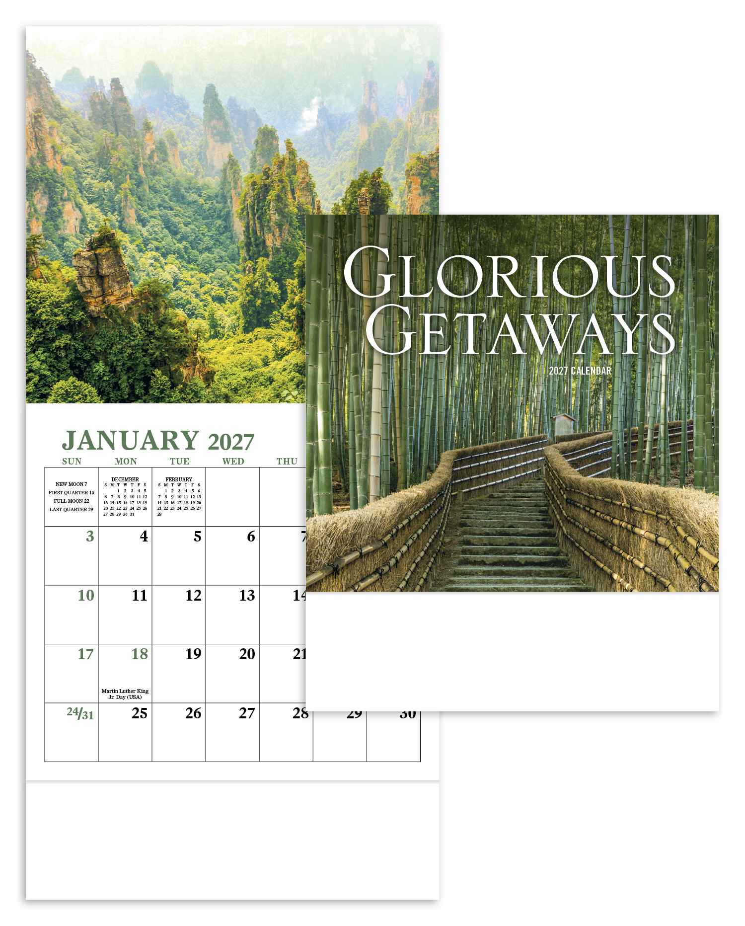 Glorious Getaways - Mini Calendar