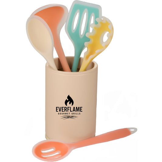Custom logo Silicone Cooking Utensil Set