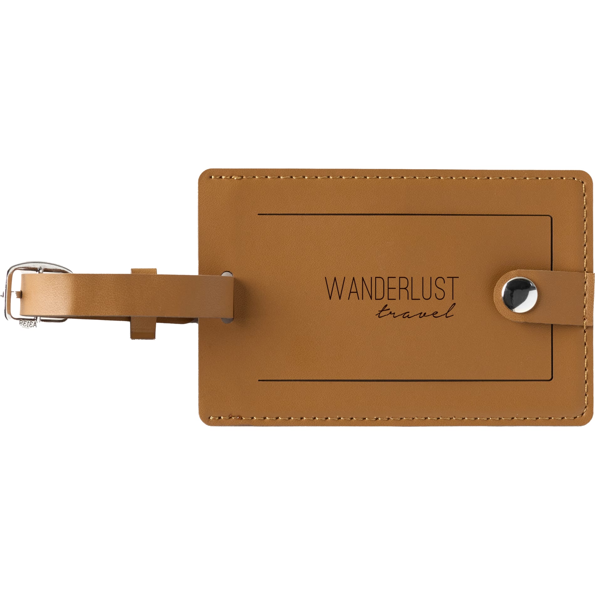 Pineapple Leather Luggage Tag
