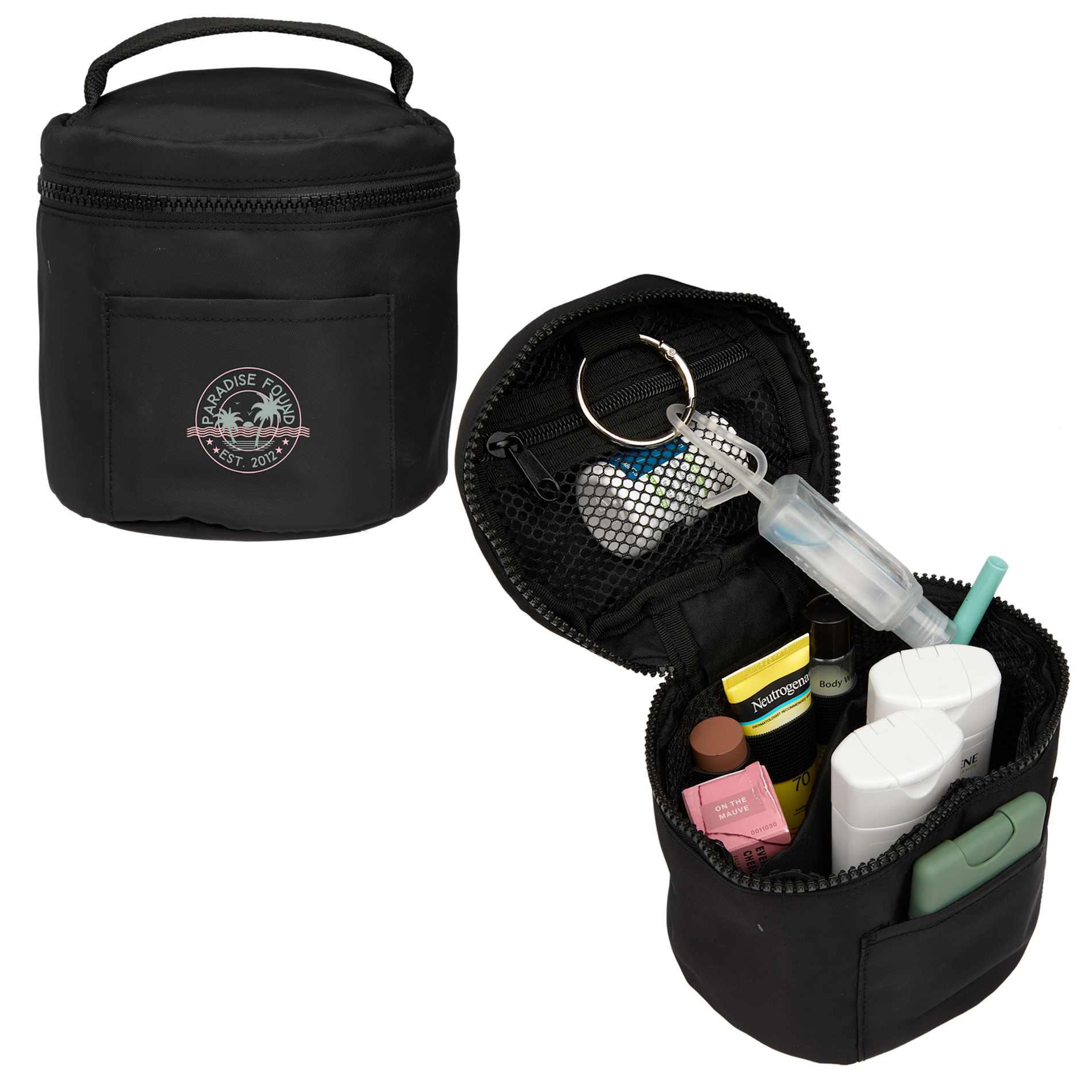 Wellable Recycled Round Travel Case