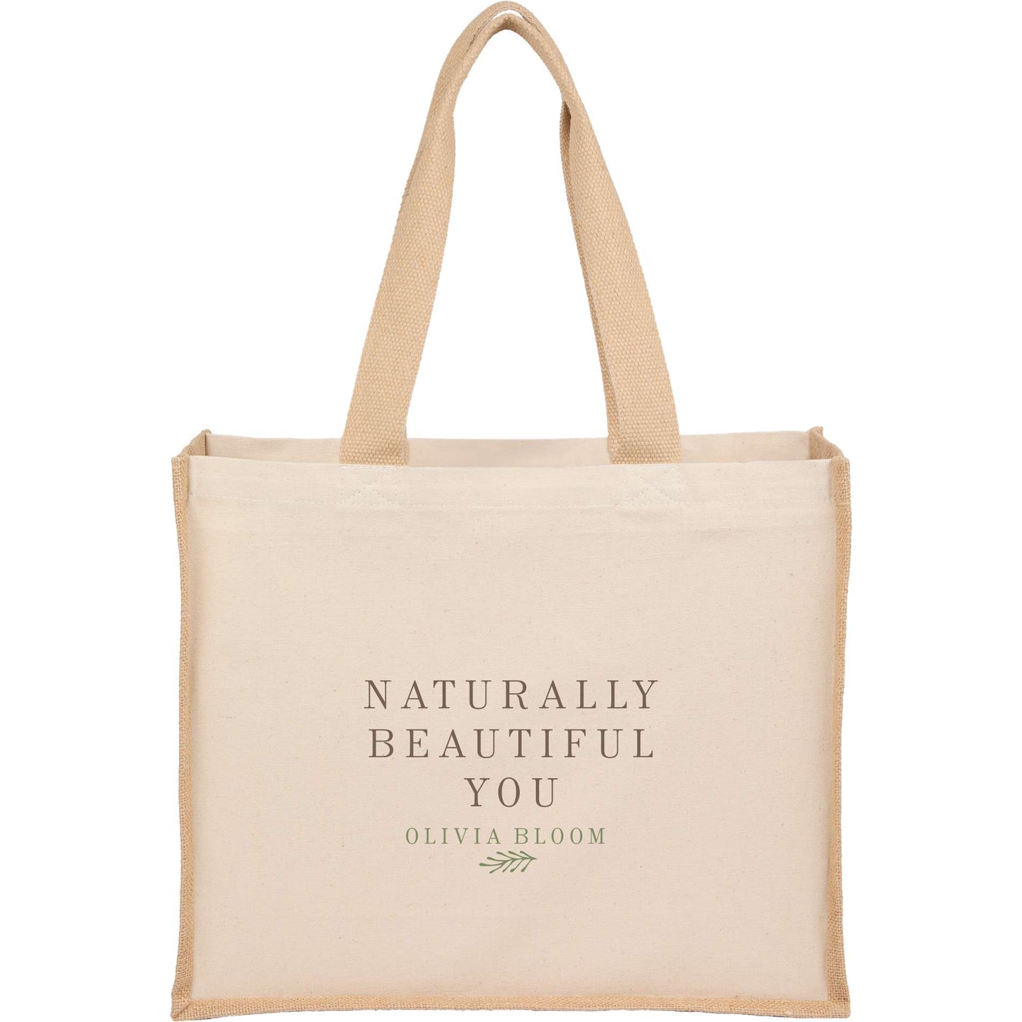Sol Recycled Cotton & Jute Shopper Tote