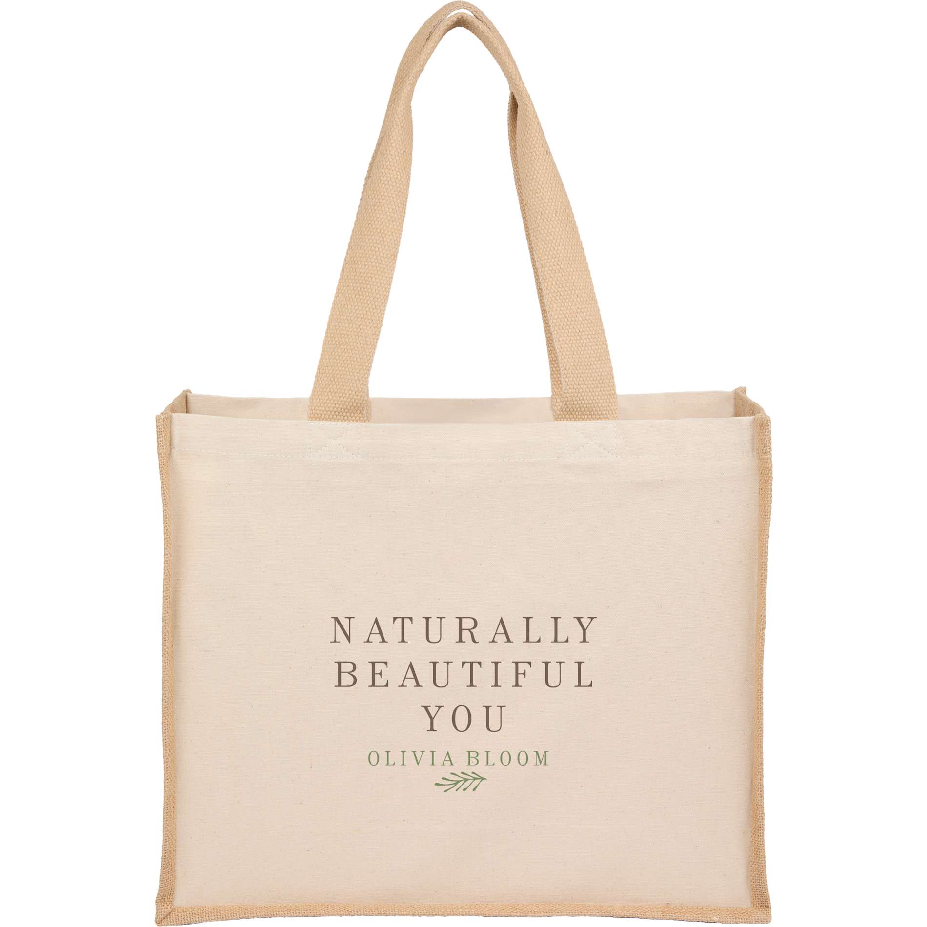 Sol Recycled Cotton & Jute Shopper Tote