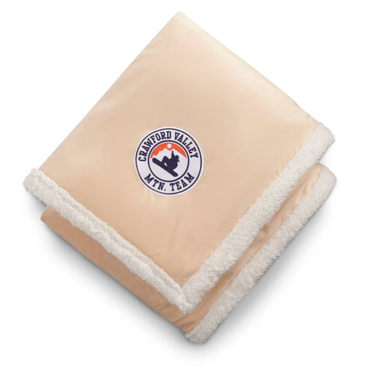 Custom logo Field & Co.® Cambridge Oversized Sherpa Blanket
