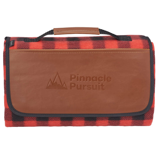 Custom logo Field & Co.® Buffalo Plaid Picnic Blanket