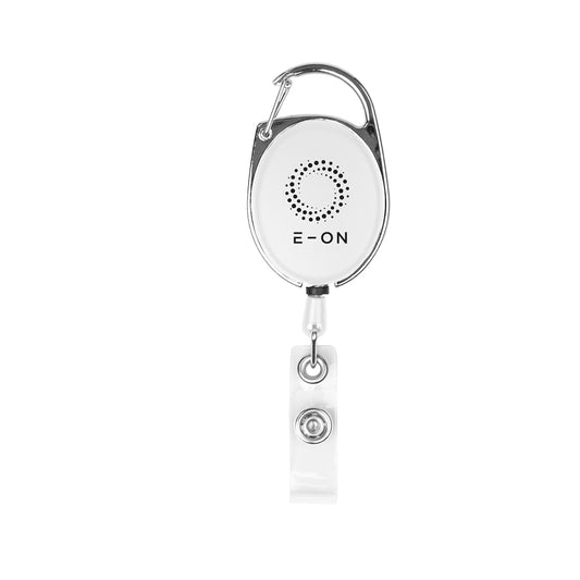 Custom logo Retractable Badge Holder With Carabiner